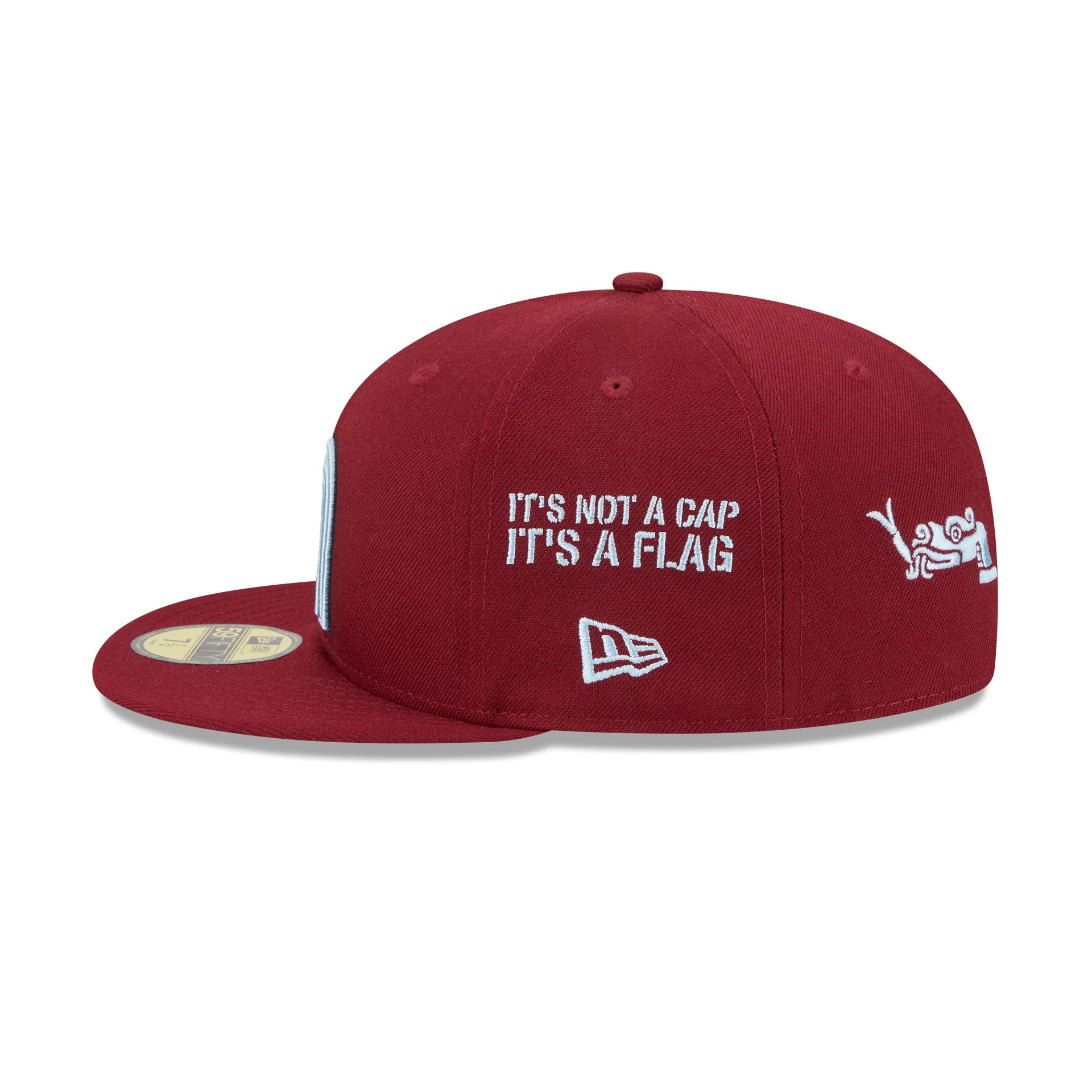 Mexico Baseball New Era Anniversary Logos Maroon 59FIFTY Fitted Hat - Image 4