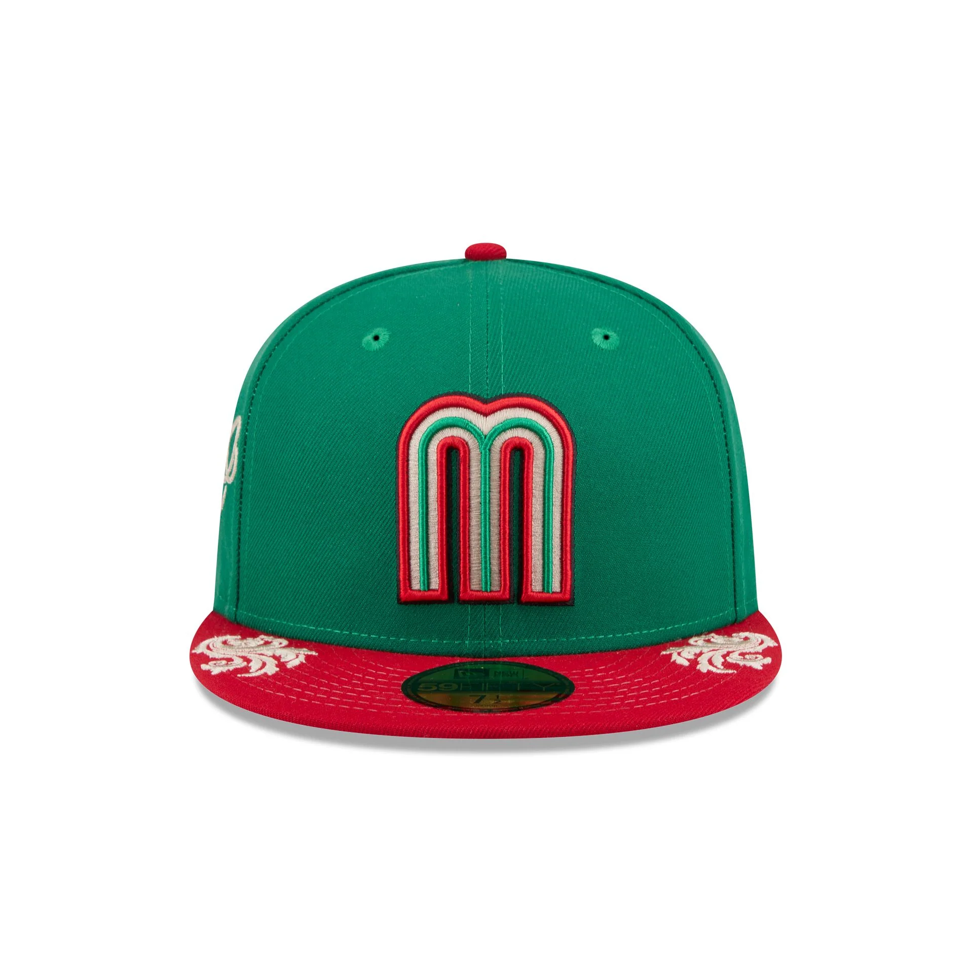 Mexico Baseball Script 59FIFTY Fitted Hat - Image 2