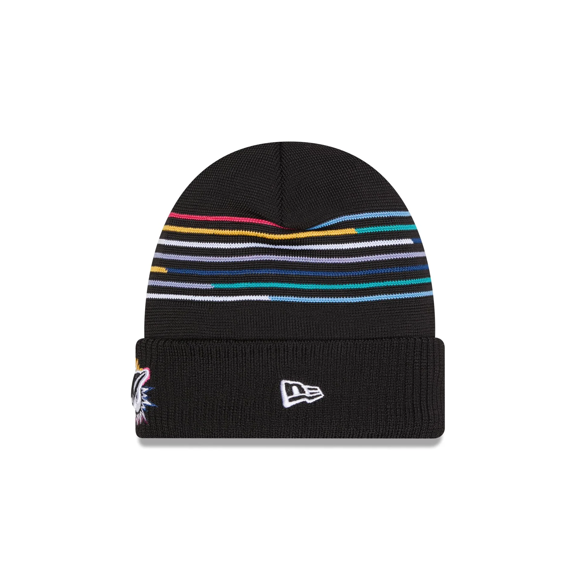 Miami Dolphins 2025 Crucial Catch Cuff Knit Hat - Image 3