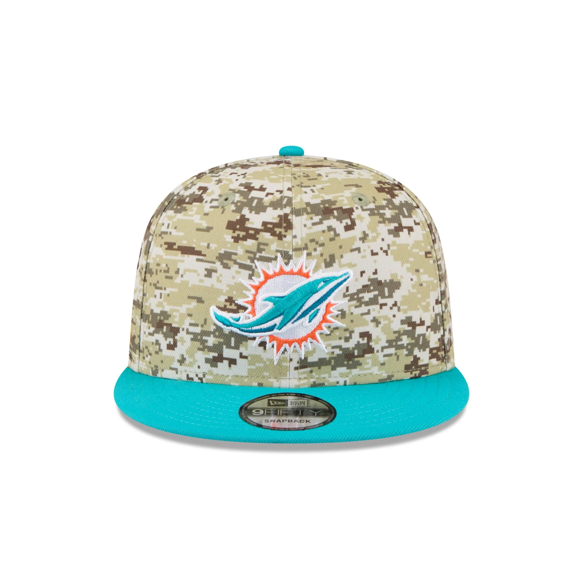 Miami Dolphins 2025 Salute to Service Fan Gear 9FIFTY Snapback Hat - Image 2