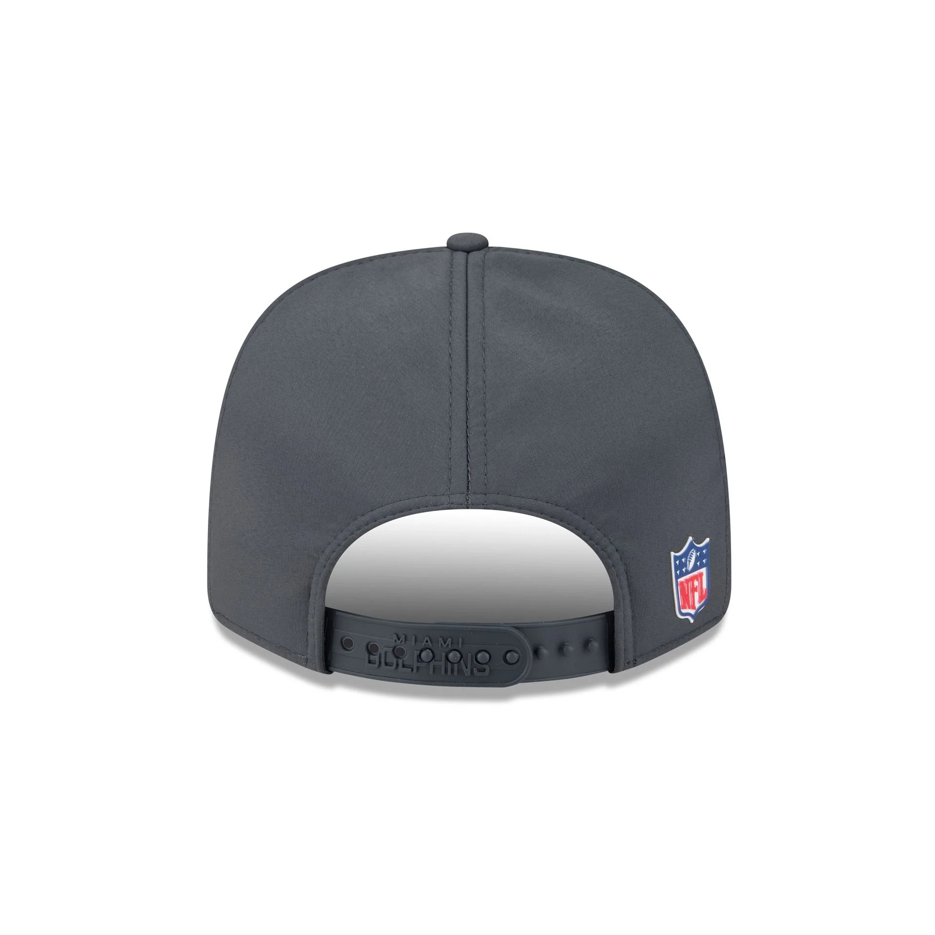 Miami Dolphins 2025 Sideline Cold Weather Steel Clouds 9SEVENTY Stretch-Snap Hat - Image 6