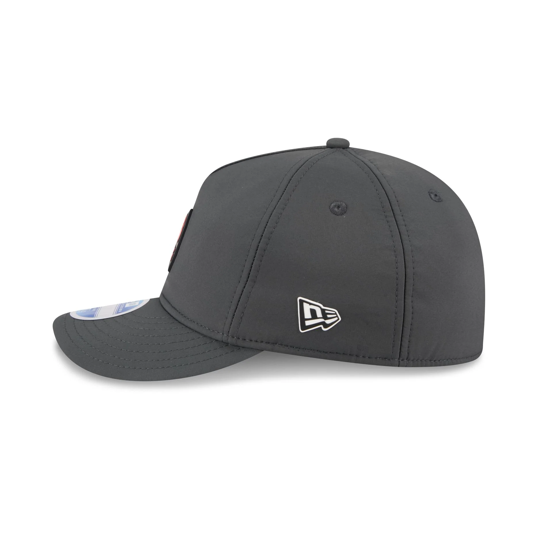Miami Dolphins 2025 Sideline Cold Weather Steel Clouds Retro Crown 59FIFTY A-Frame Fitted Hat - Image 4