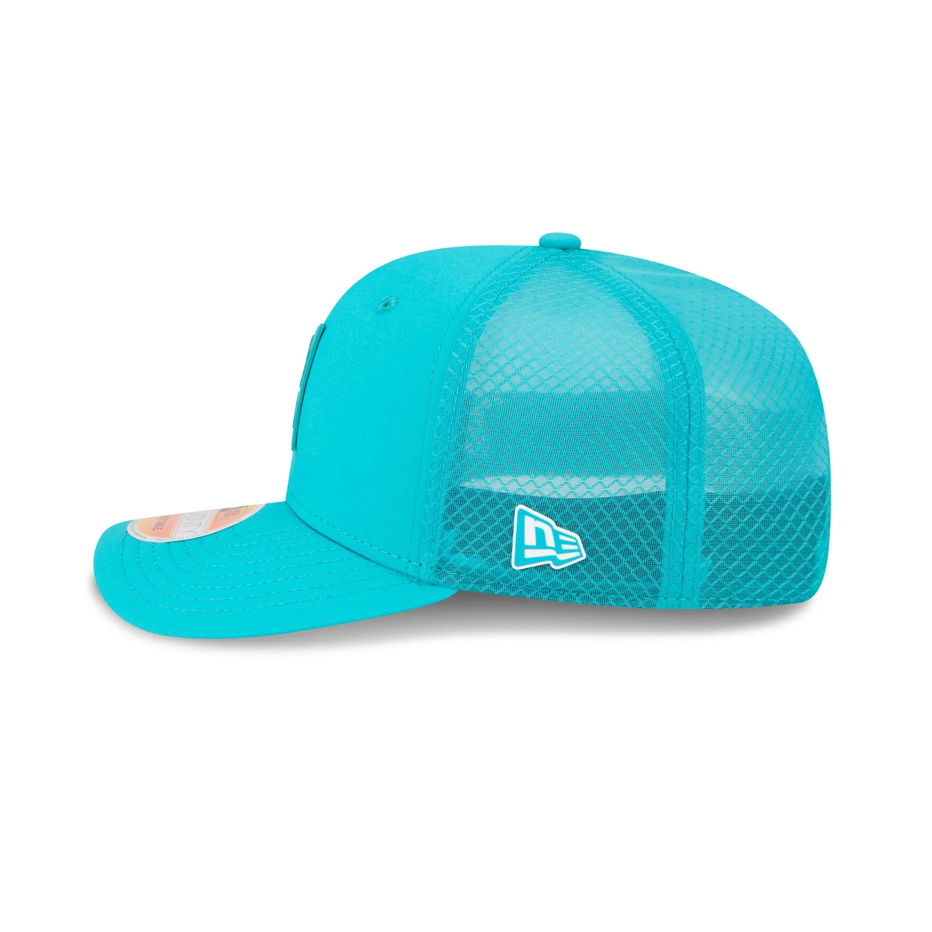 Miami Dolphins 2025 Sideline Hot Weather 9SEVENTY Trucker Hat - Image 4