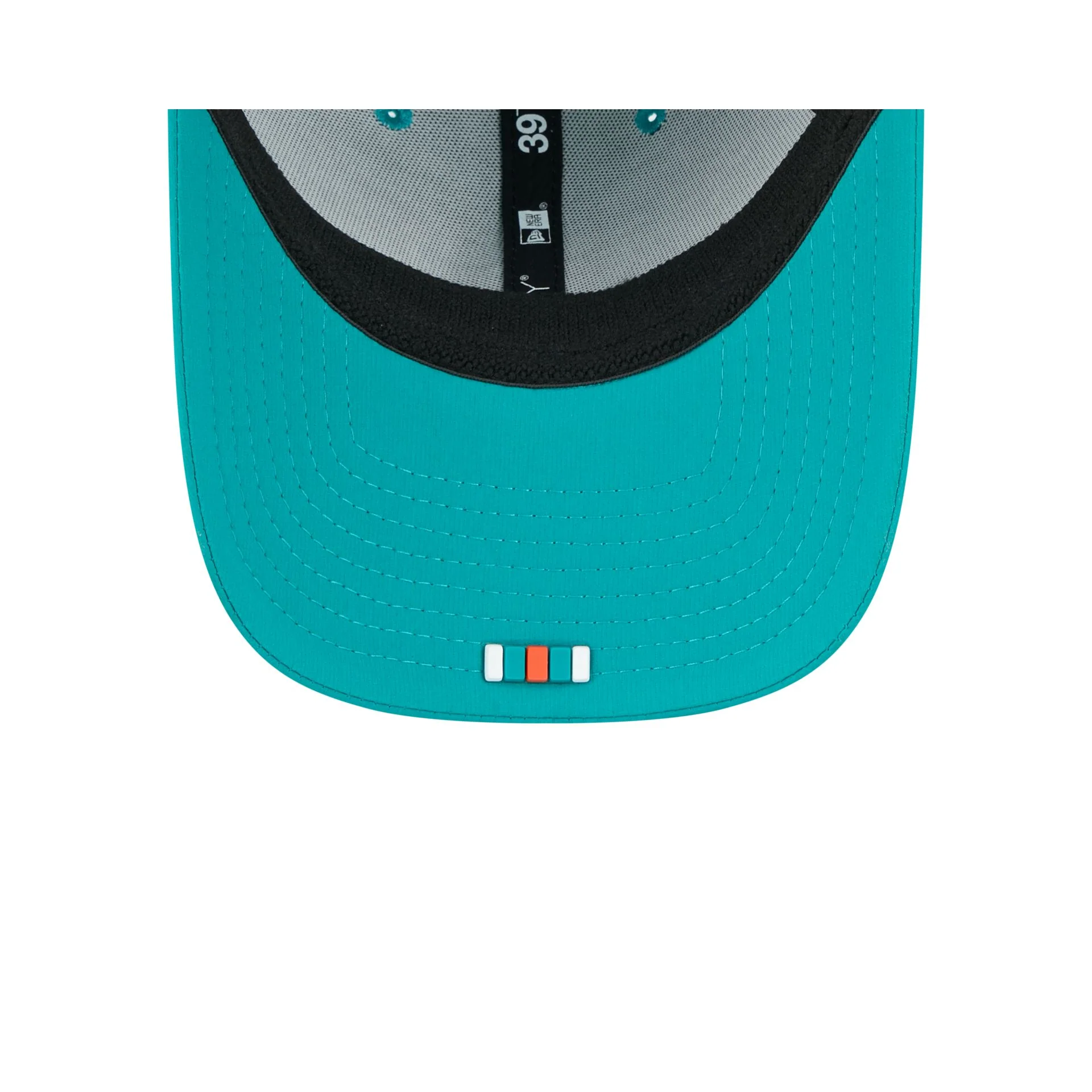 Miami Dolphins 2025 Sideline Hot Weather Historic 39THIRTY Stretch Fit Hat - Image 7
