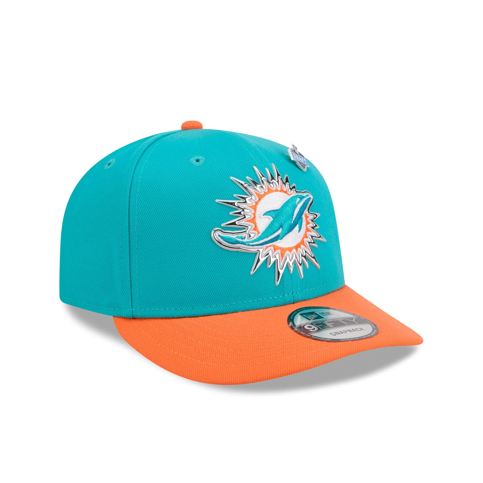 Miami Dolphins 2026 Draft 9FIFTY Snapback Hat - Image 3