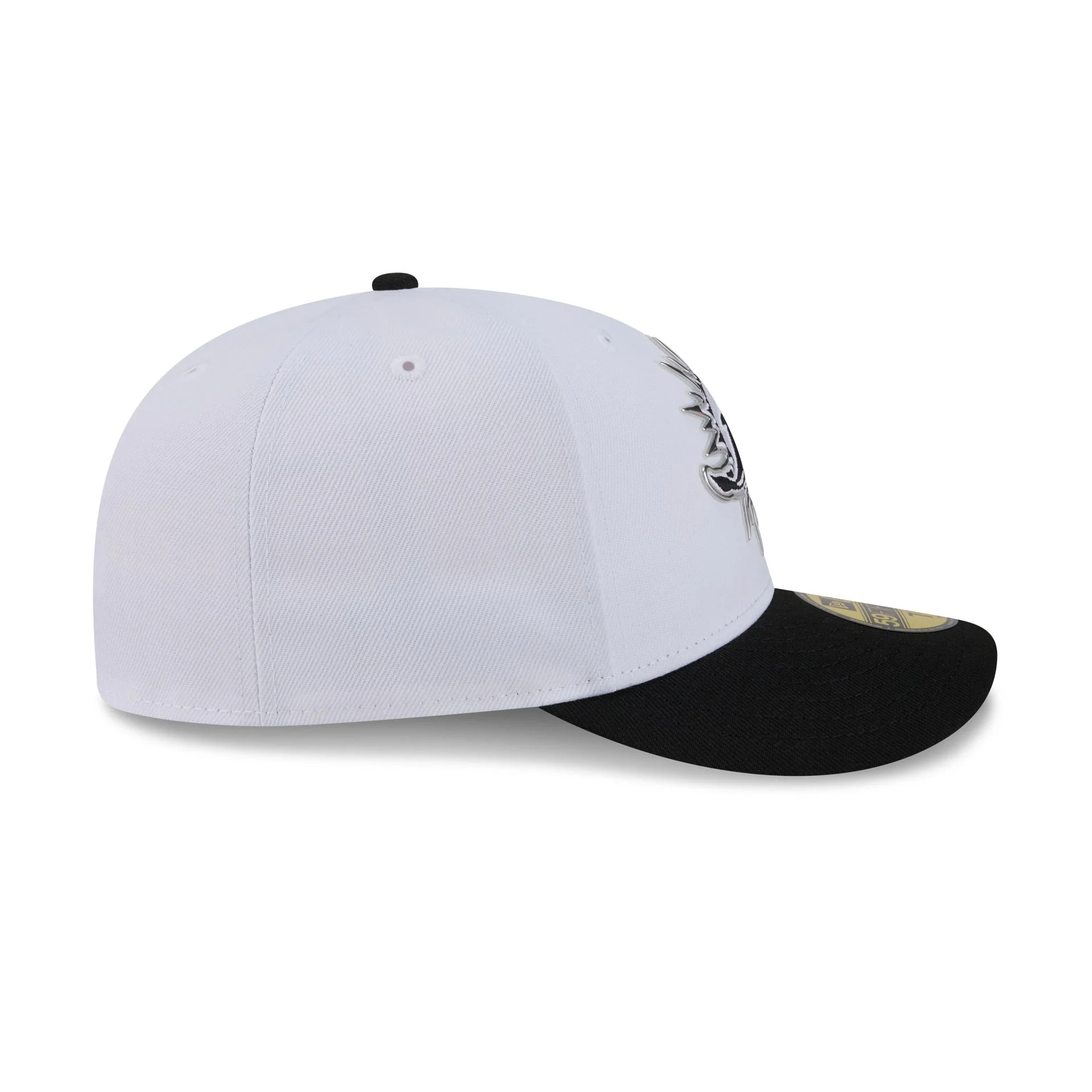 Miami Dolphins 2026 Draft Black and White 59FIFTY Fitted Hat - Image 5