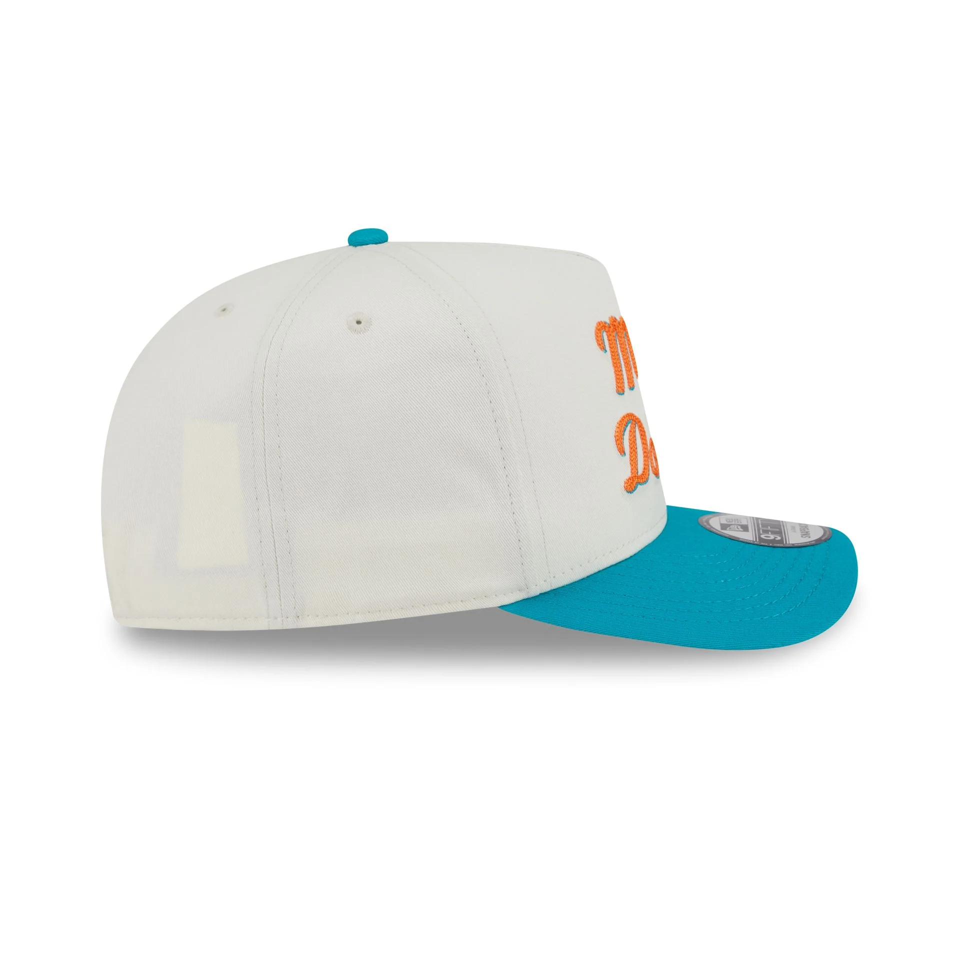 Miami Dolphins Chainstitch 9FIFTY A-Frame Snapback Hat - Image 5