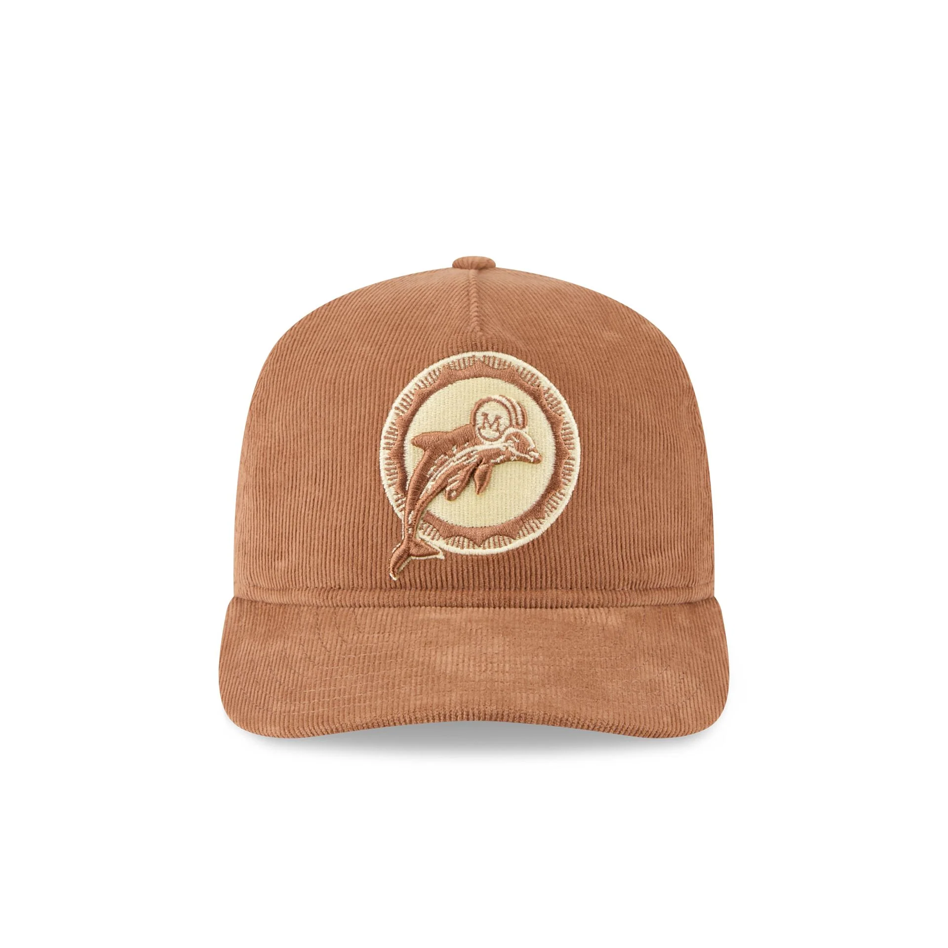 Miami Dolphins Nostalgic Brown Corduroy 19TWENTY Adjustable Hat - Image 2