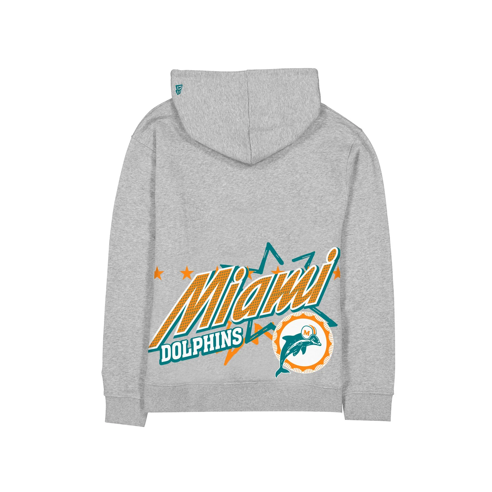 Miami Dolphins Sport Classics Heather Gray Hoodie - Image 2