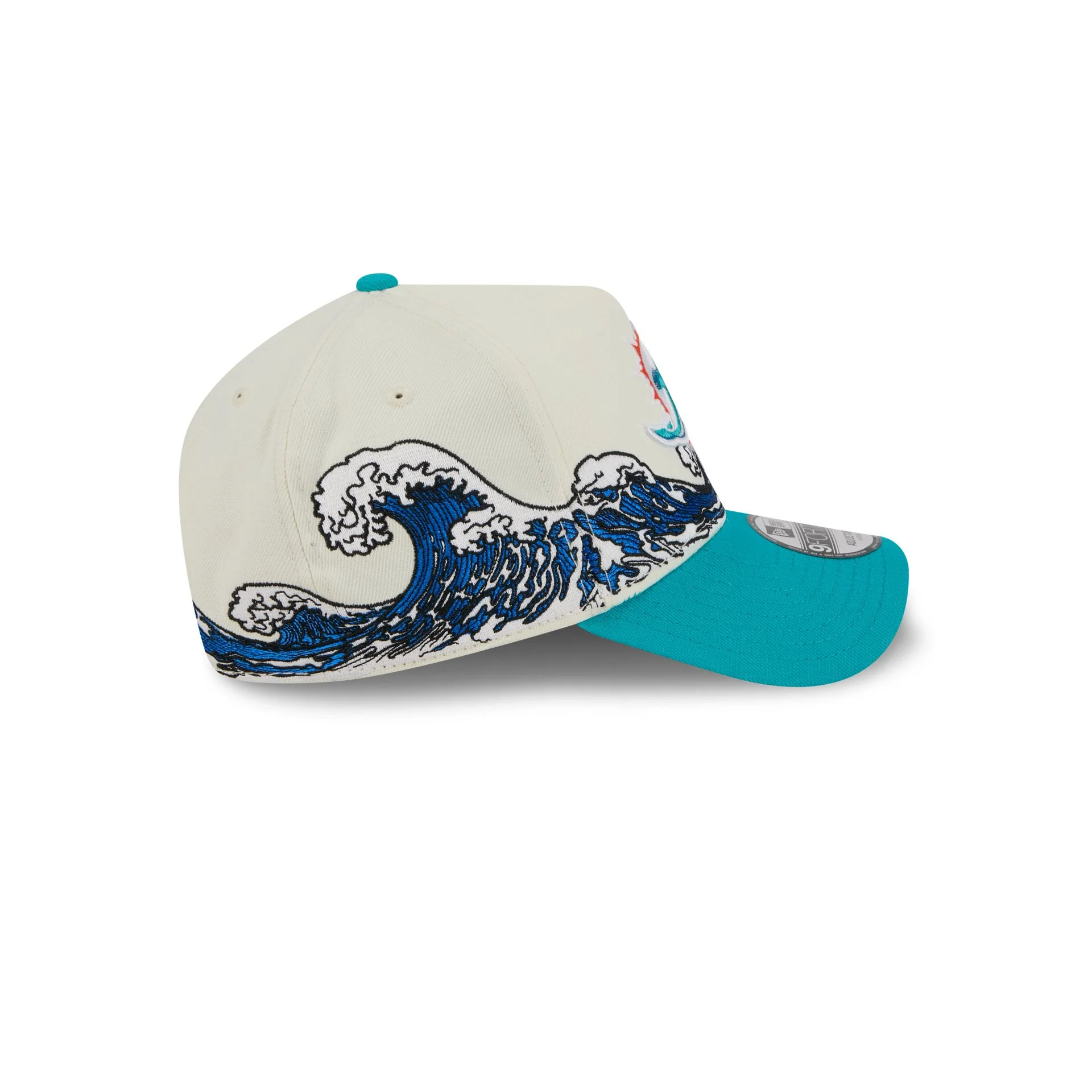 Miami Dolphins Tidal Flow 9FORTY A-Frame Snapback Hat - Image 5