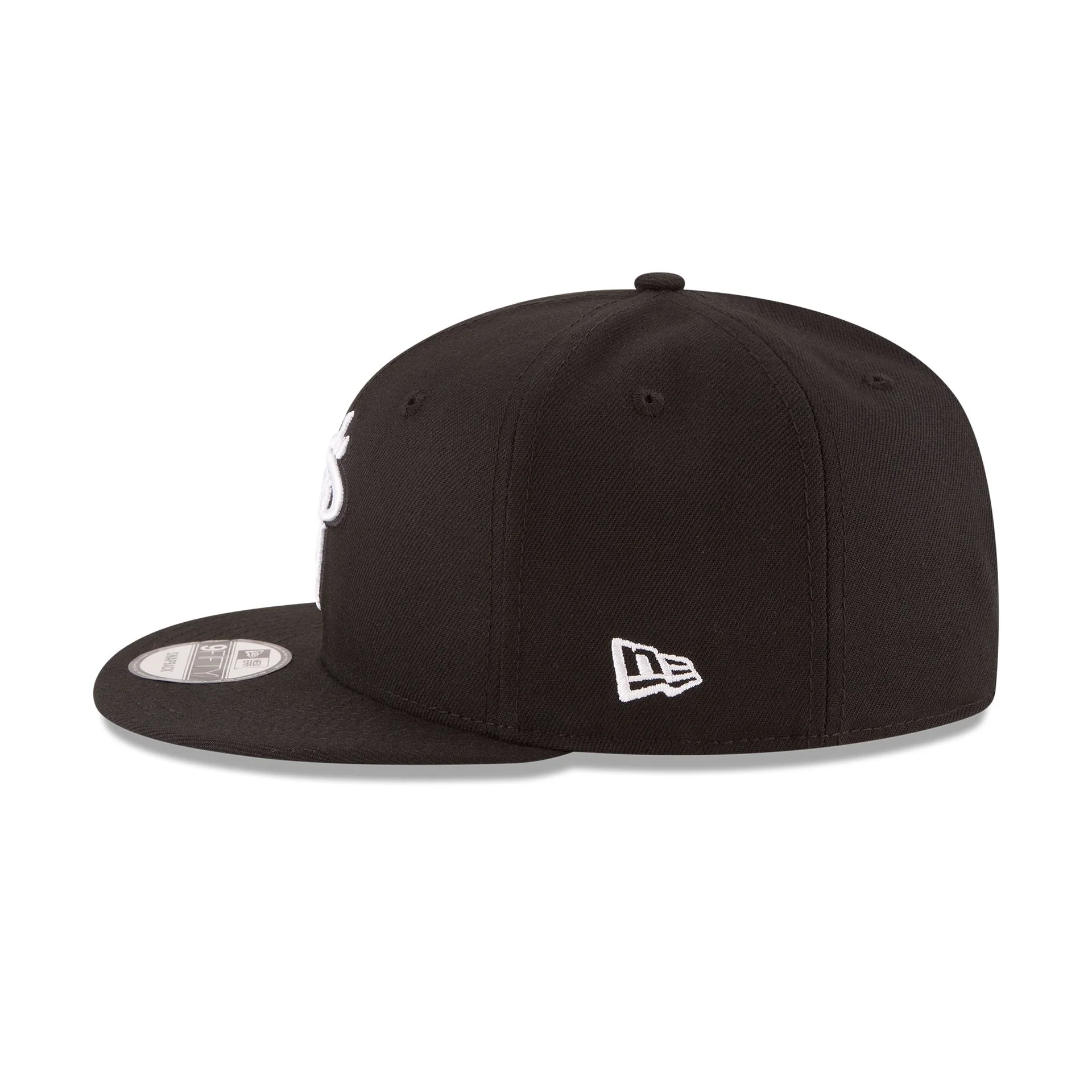 Miami Heat Basic Black 9FIFTY Snapback Hat - Image 4