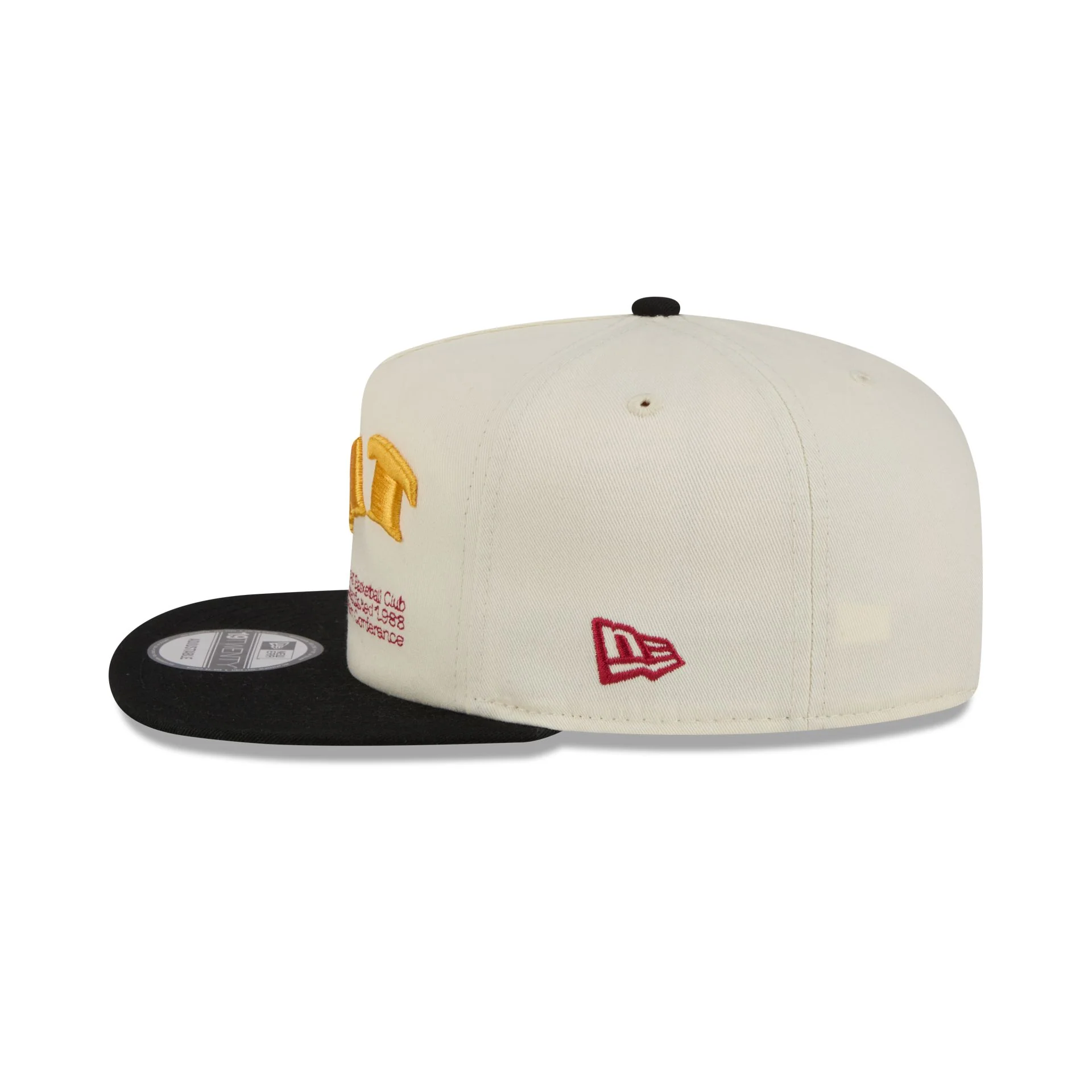Miami Heat Conference Script Chrome White 19TWENTY Adjustable Hat - Image 5