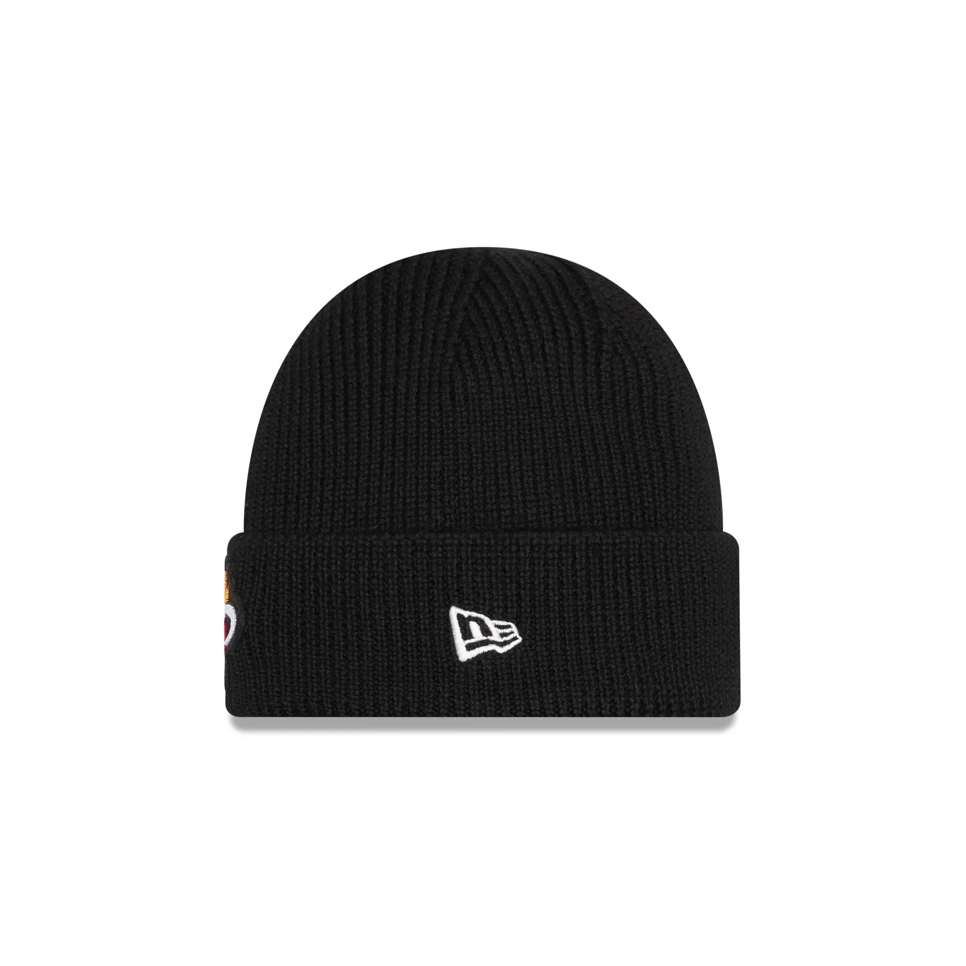 Miami Heat Short Skull Cuff Knit Beanie Hat - Image 2