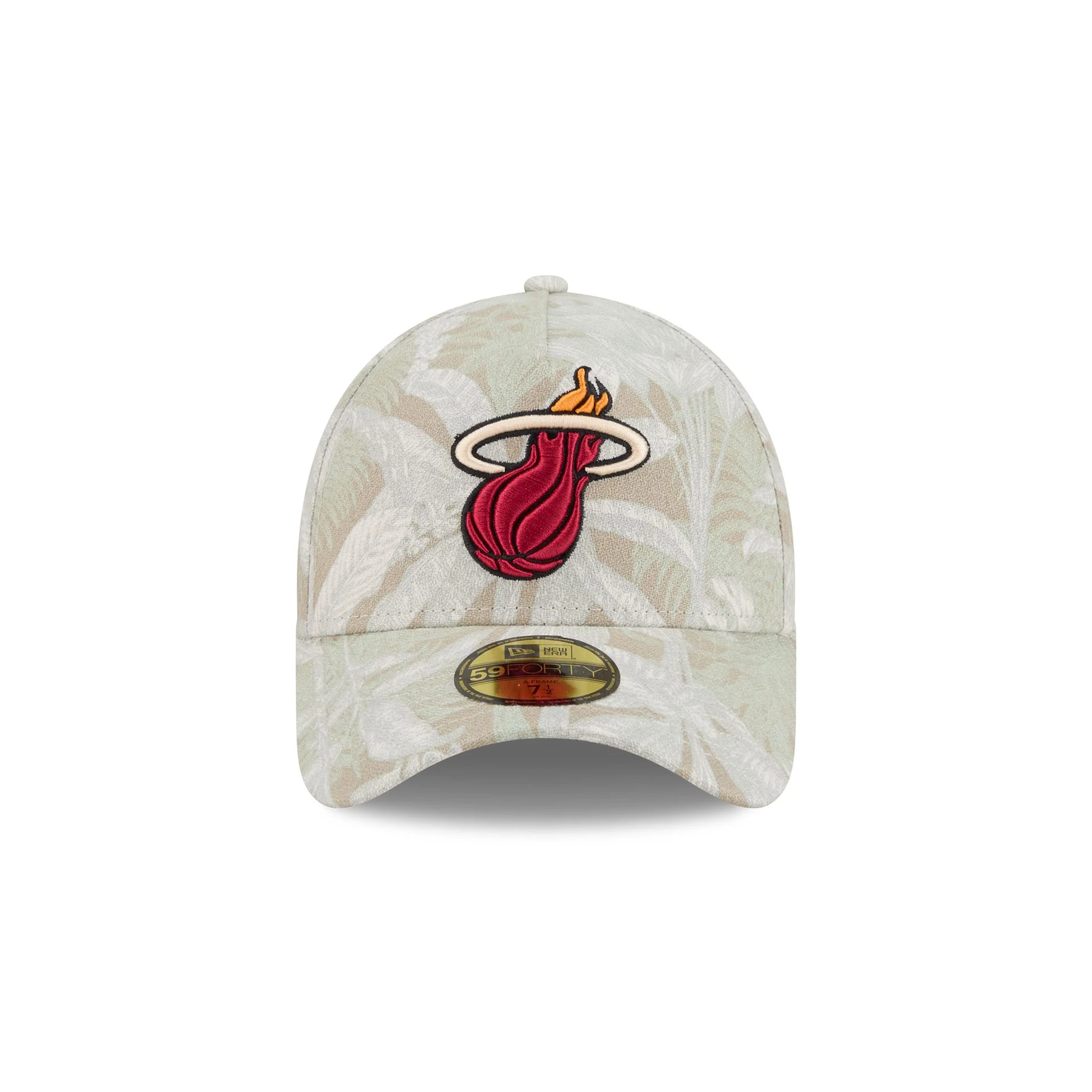Miami Heat Three Looms Leafy Palm 59FORTY A-Frame Fitted Hat - Image 2