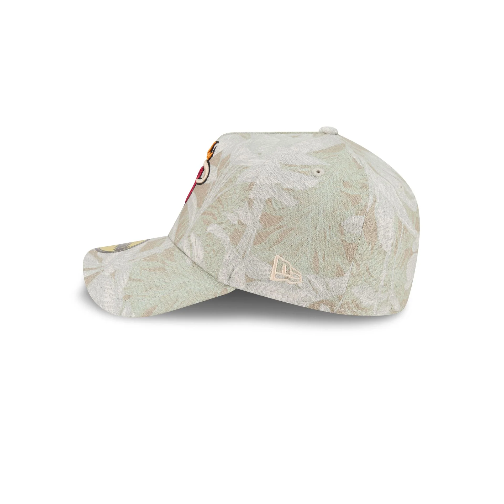 Miami Heat Three Looms Leafy Palm 59FORTY A-Frame Fitted Hat - Image 4
