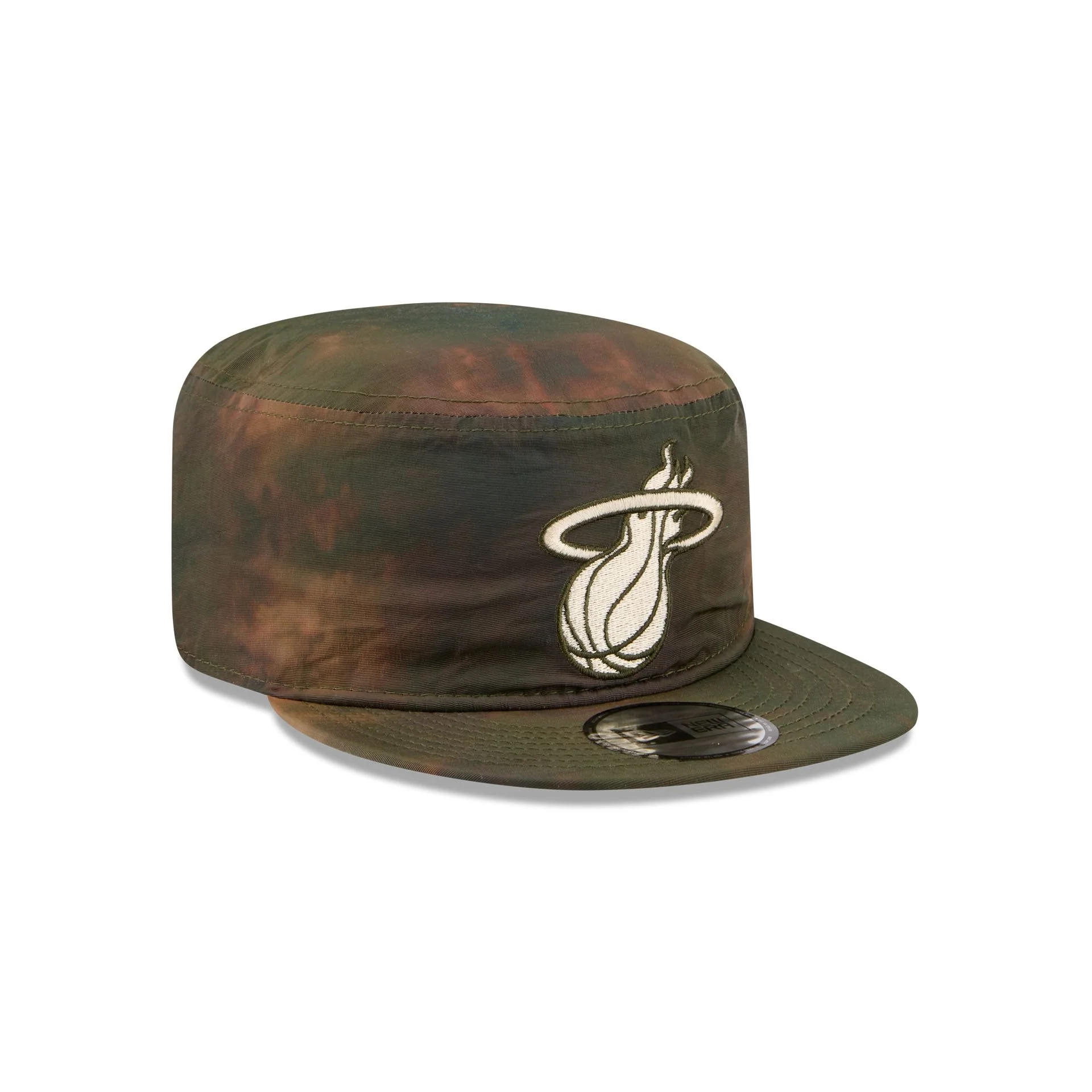 Miami Heat Three Looms Nylon Wash Dye Painter Hat - Image 3