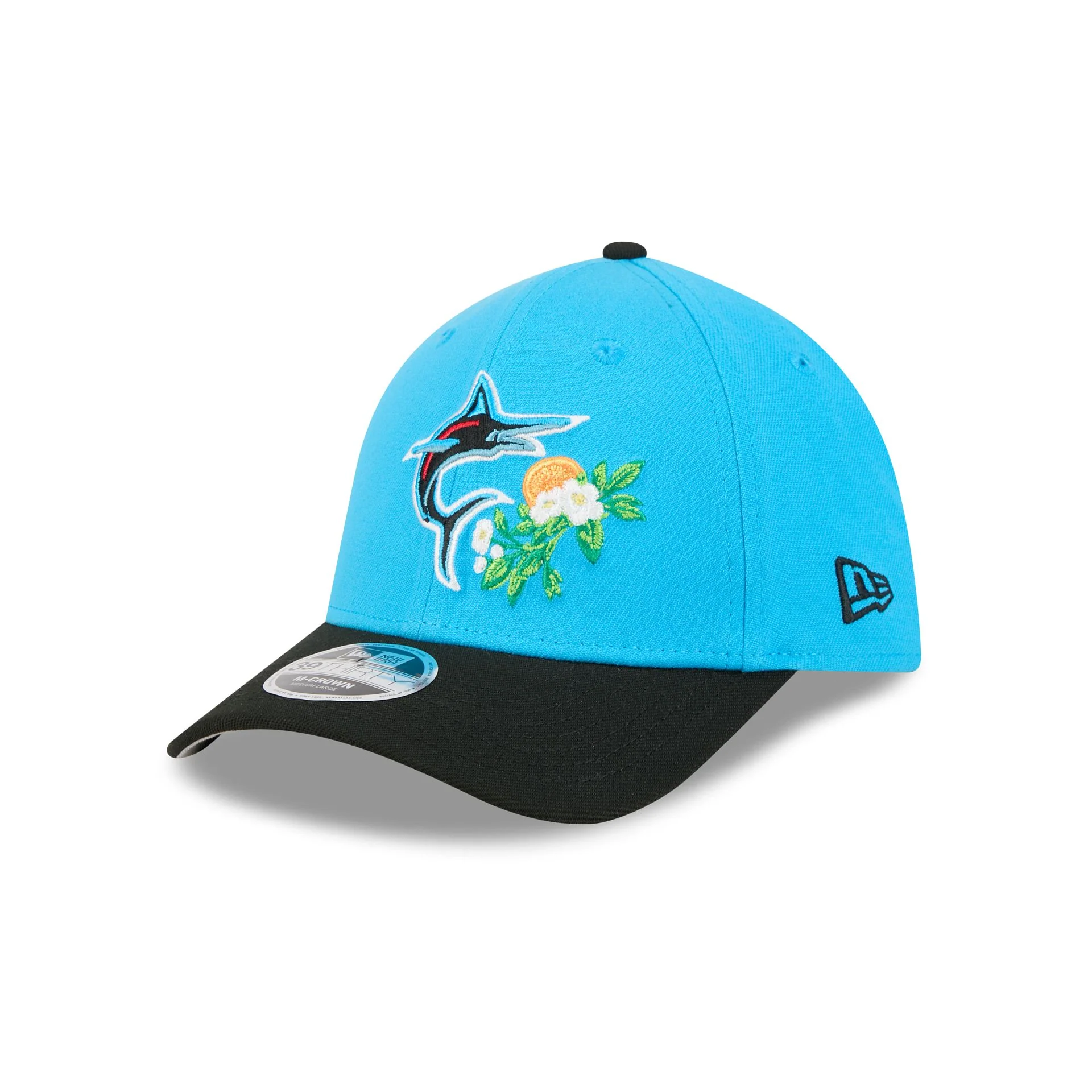 Miami Marlins 2026 Spring Training 39THIRTY M-Crown Stretch Fit Hat - Image 3