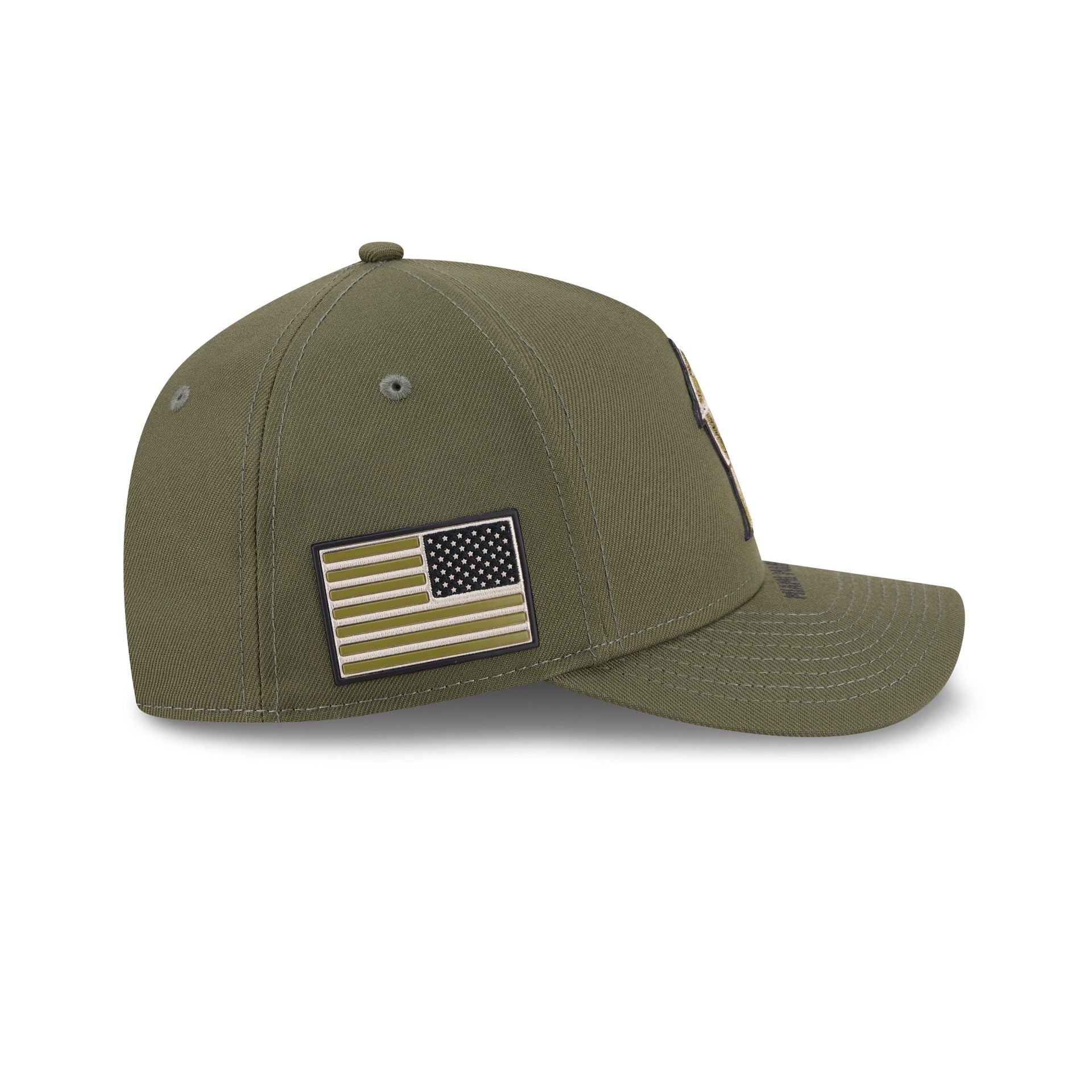 Miami Marlins Armed Forces Day 2026 9FORTY M-Crown A-Frame Snapback Hat - Image 4
