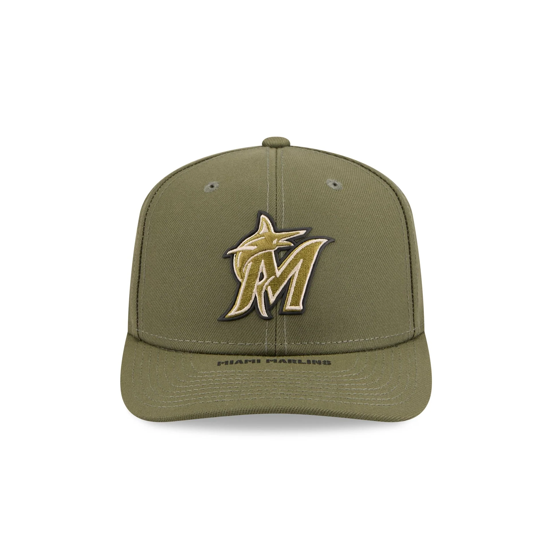 Miami Marlins Armed Forces Day 2026 9SEVENTY Stretch-Snap Hat - Image 2