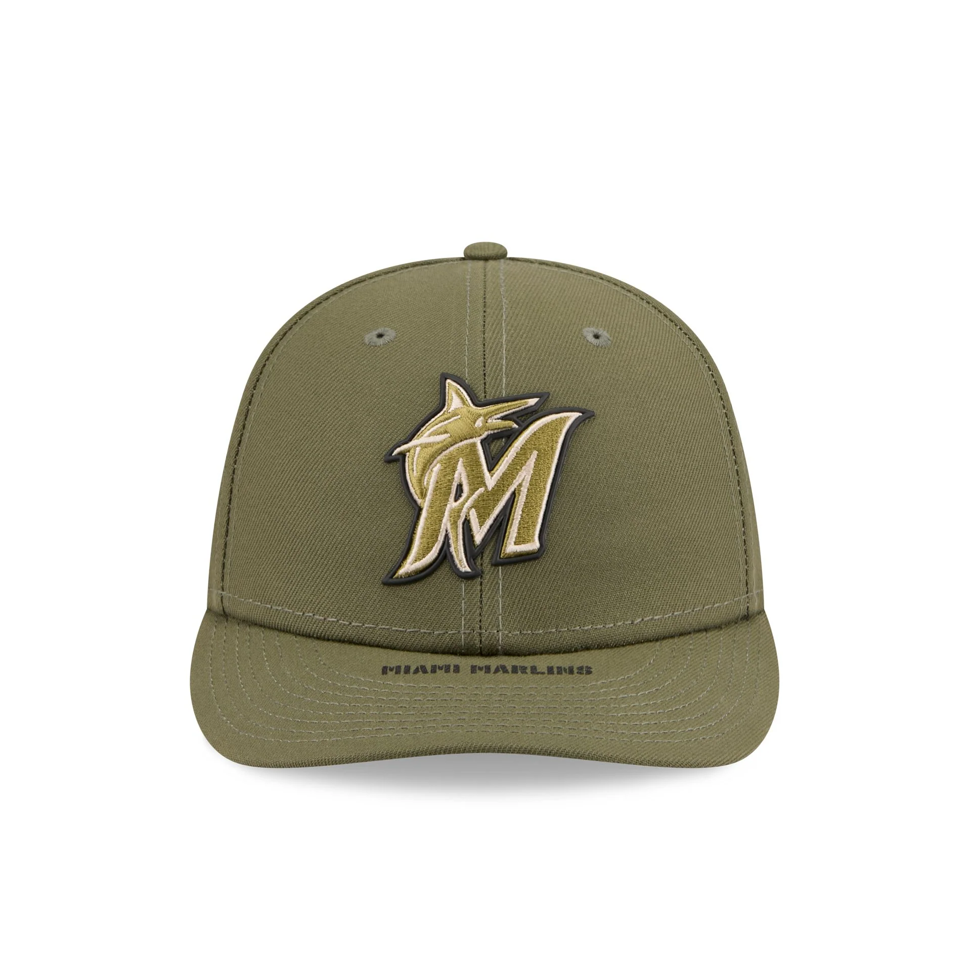 Miami Marlins Armed Forces Day 2026 Low Profile 59FIFTY Fitted Hat - Image 2