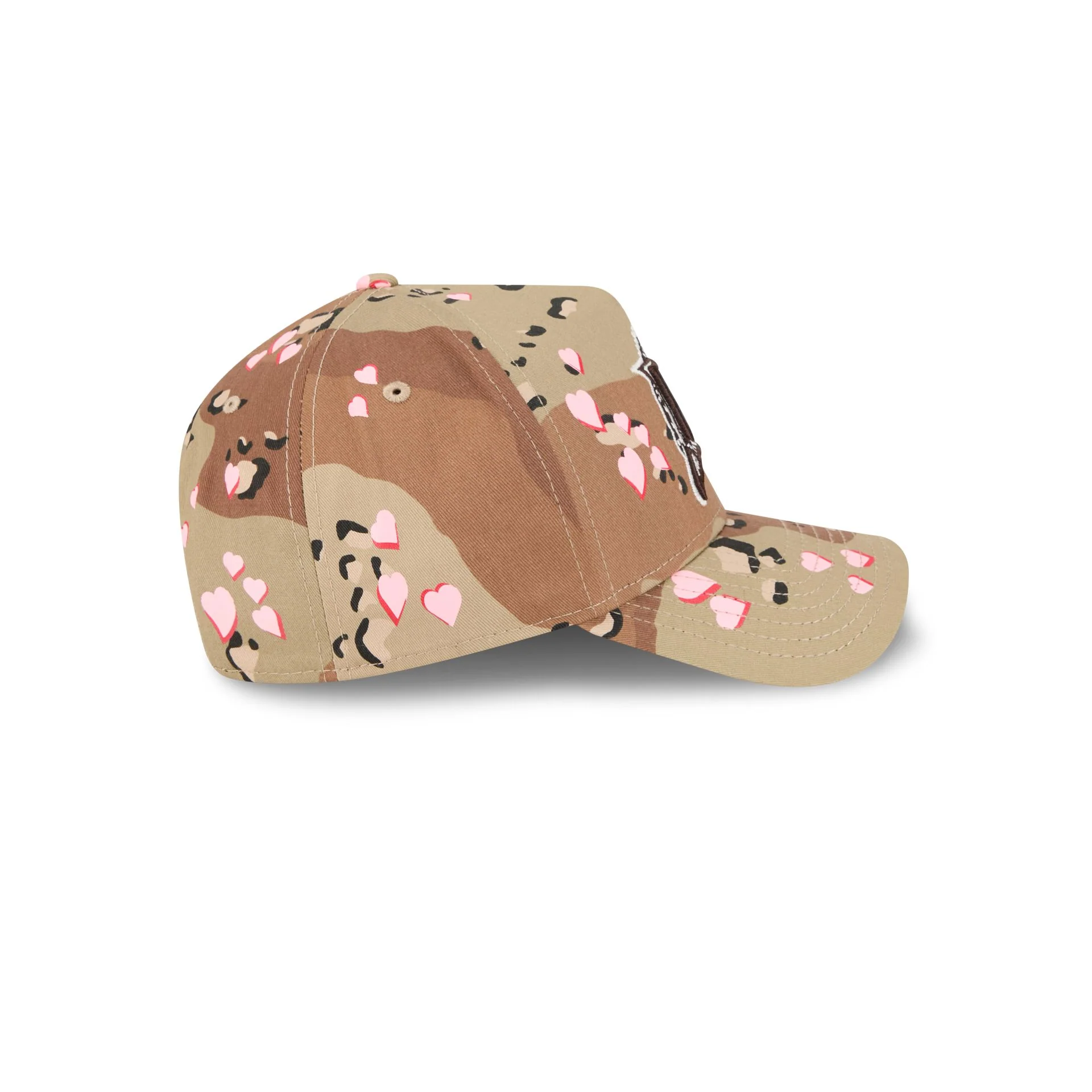 Miami Marlins Camo Hearts 9FORTY A-Frame Snapback Hat - Image 5