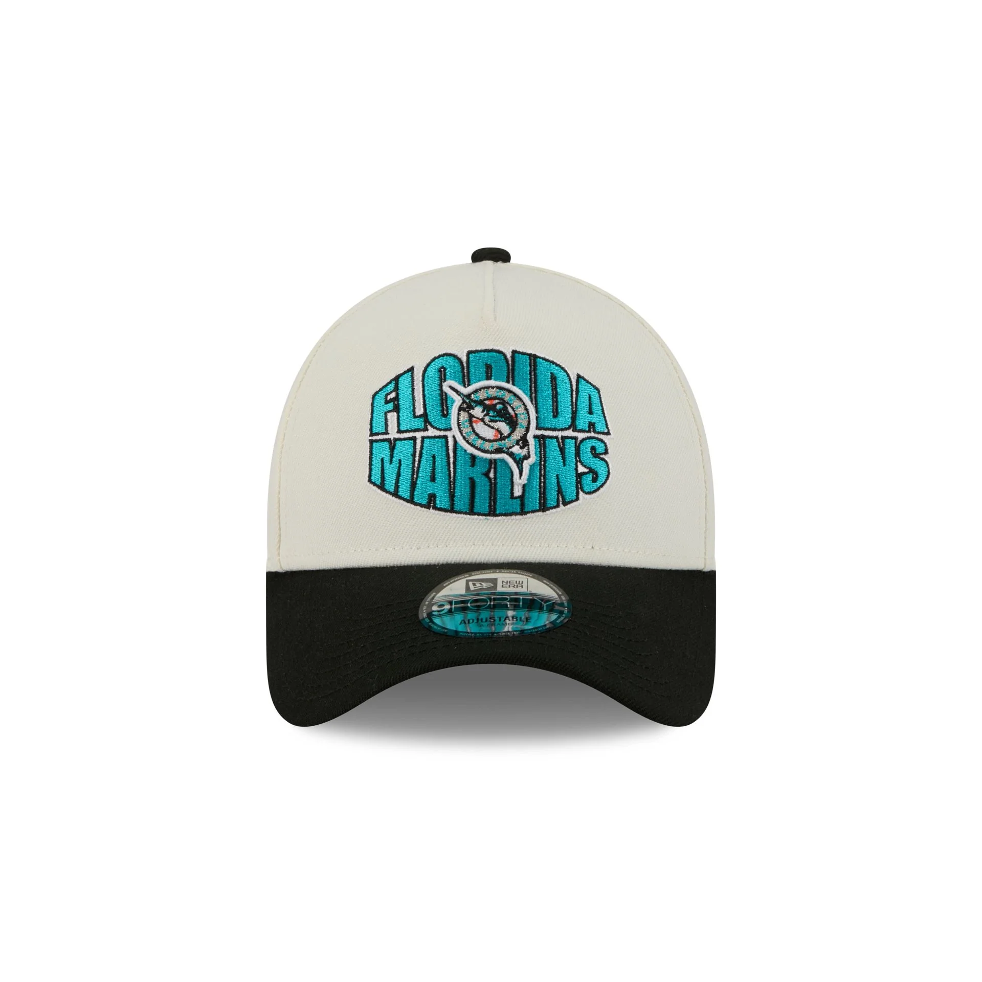Miami Marlins Classic Tones 9FORTY A-Frame Snapback Hat - Image 2