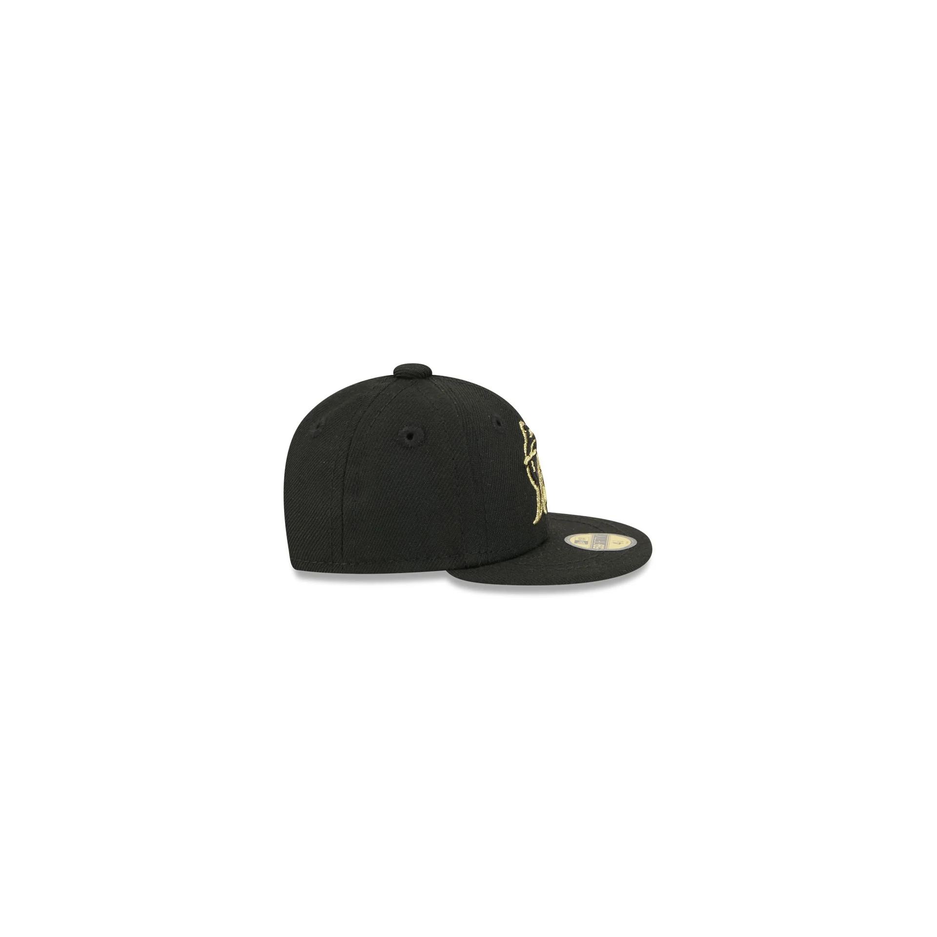 Miami Marlins Gold Logo Mini 59FIFTY Fitted Hat - Image 5