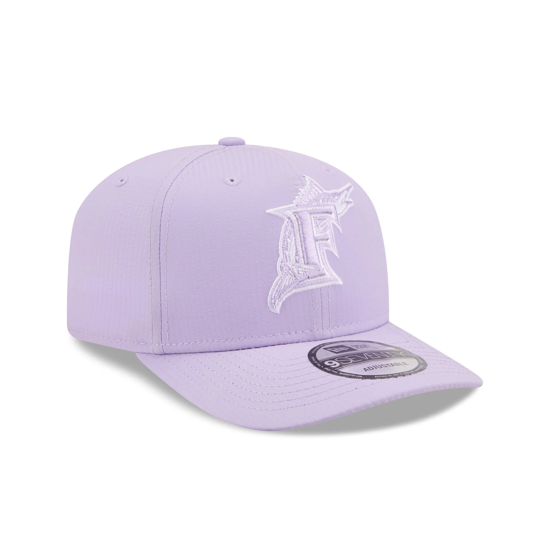 Miami Marlins Pastel Crepe 9SEVENTY Stretch-Snap Hat - Image 3