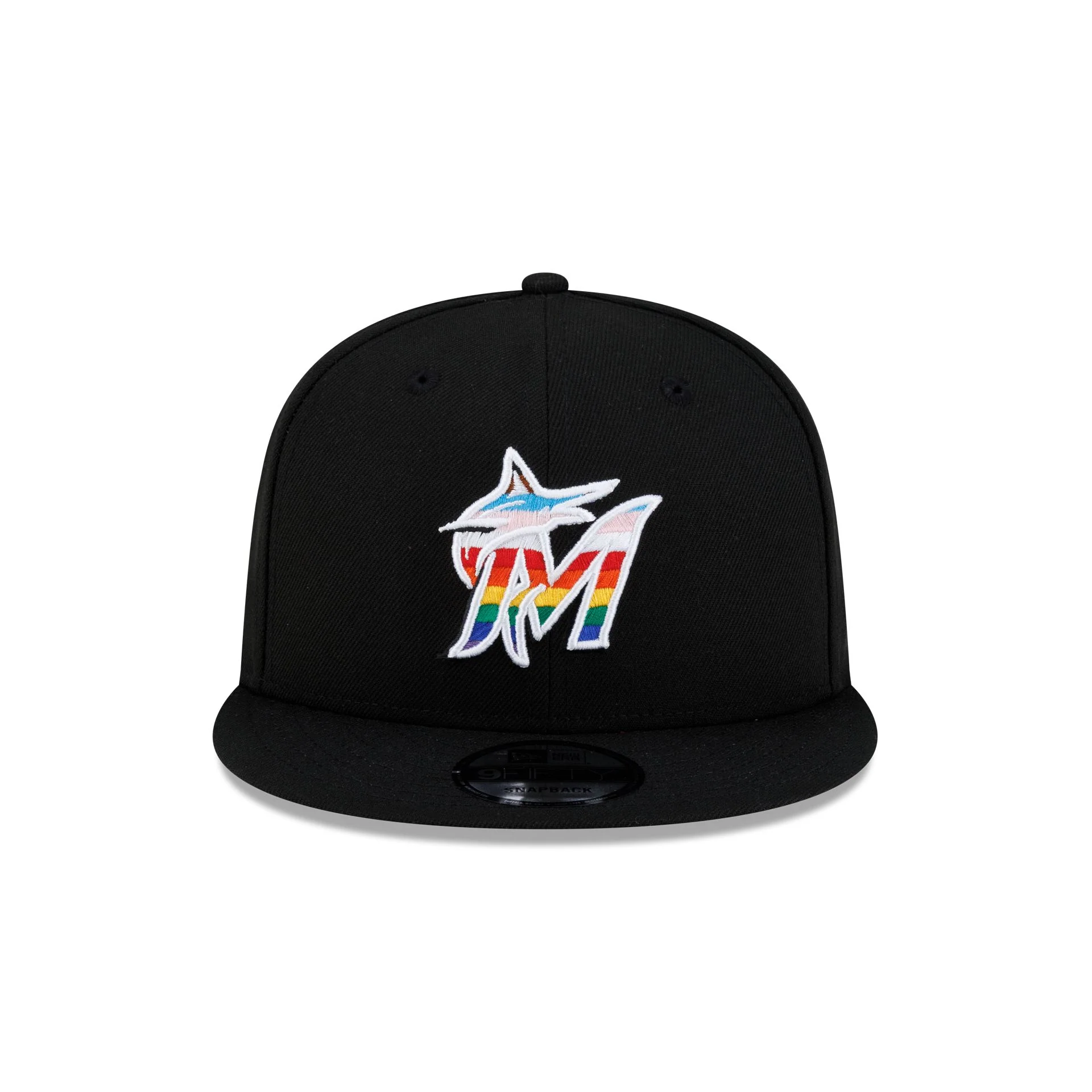 Miami Marlins Pride 9FIFTY Snapback Hat - Image 2