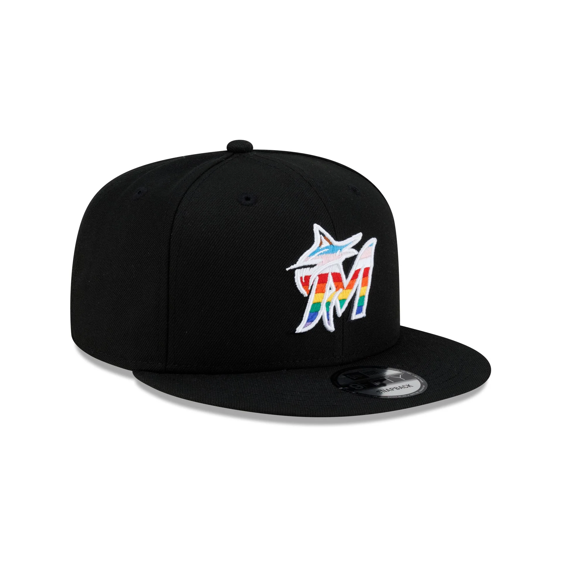 Miami Marlins Pride 9FIFTY Snapback Hat - Image 3