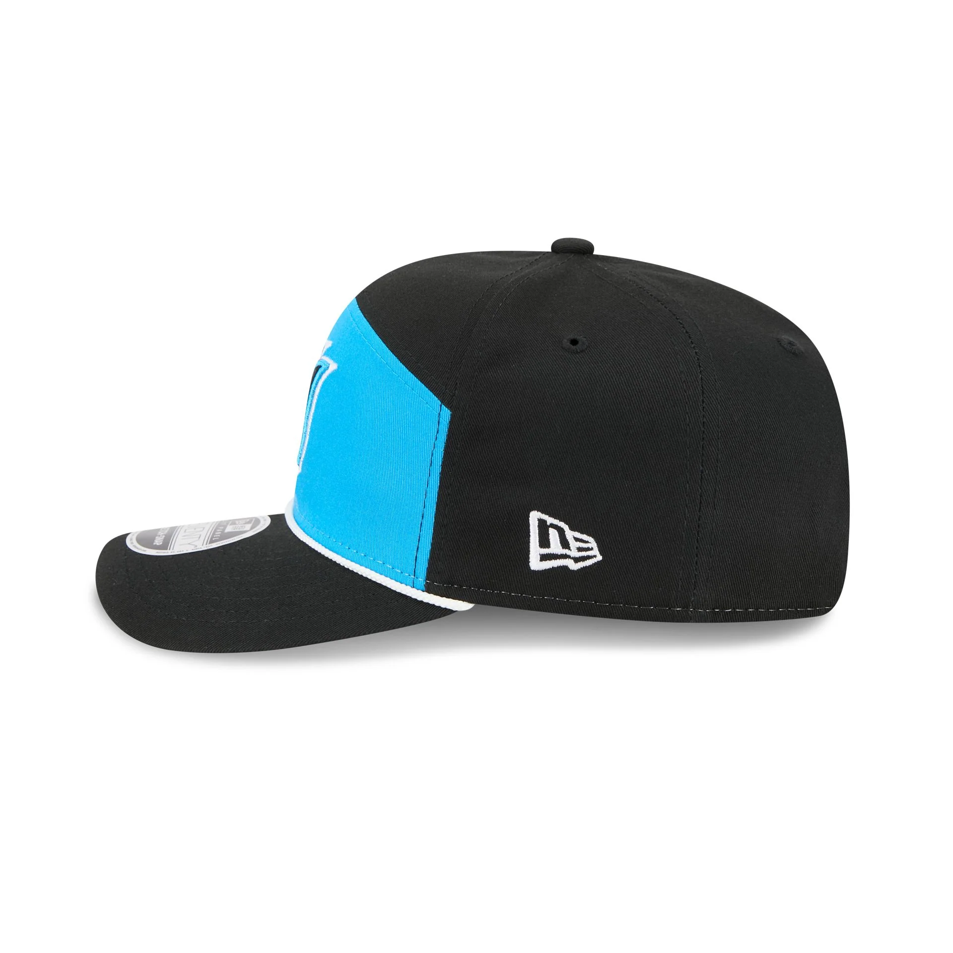 Miami Marlins Split Panel 9SEVENTY Stretch-Snap Hat - Image 4