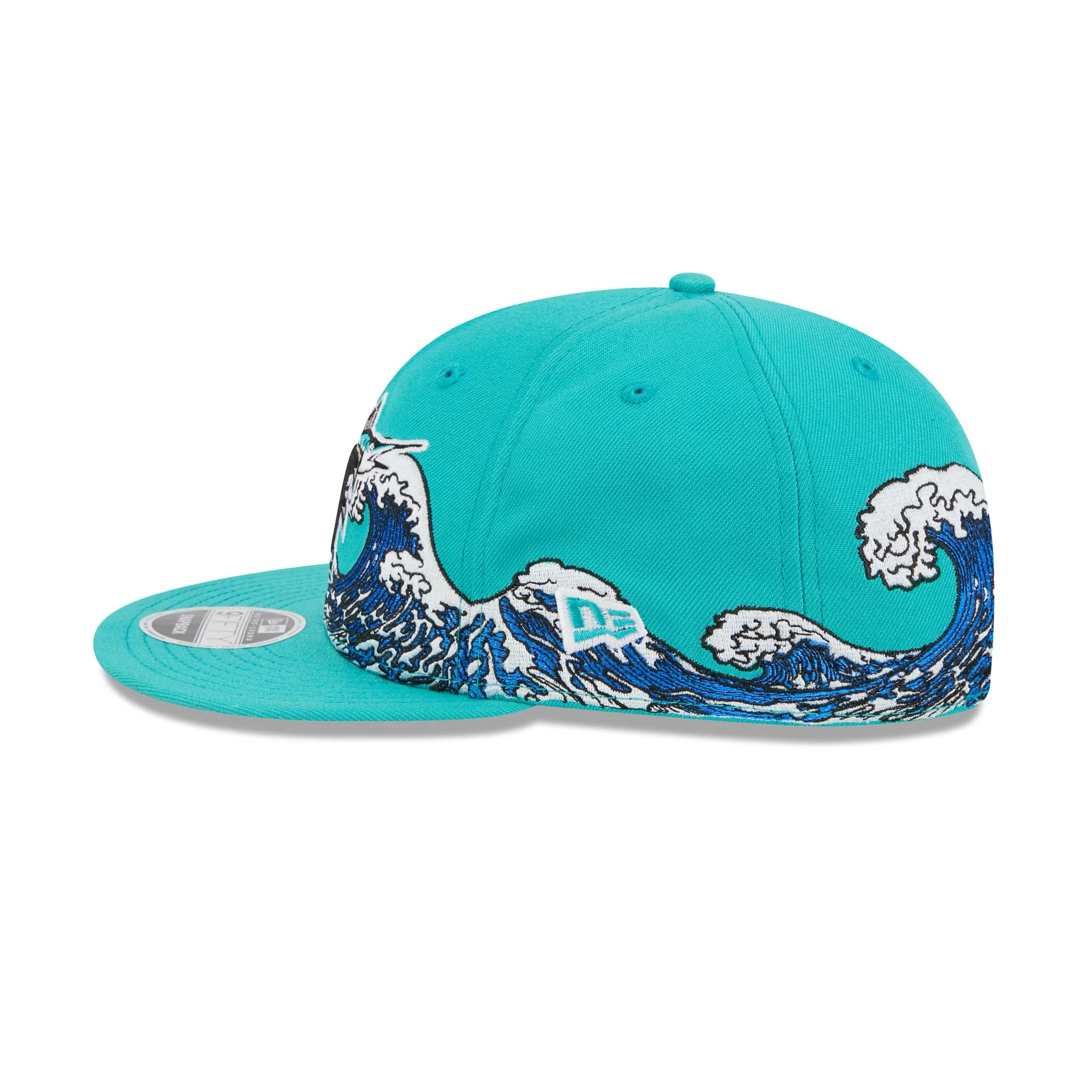 Miami Marlins Tidal Flow Retro Crown 9FIFTY Adjustable Hat - Image 4