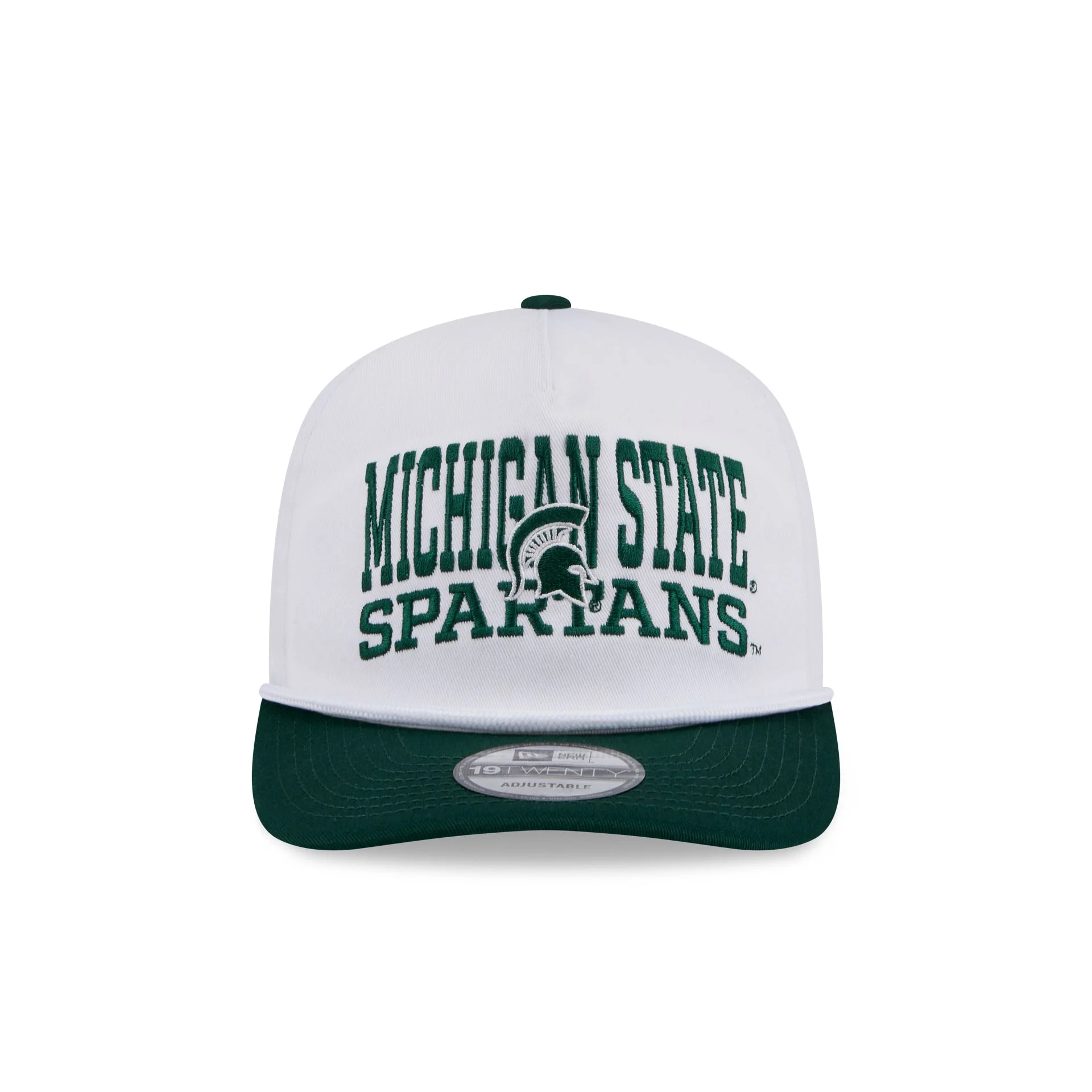 Michigan State Spartans Collegiate Wordmark 19TWENTY Snapback Hat - Image 2