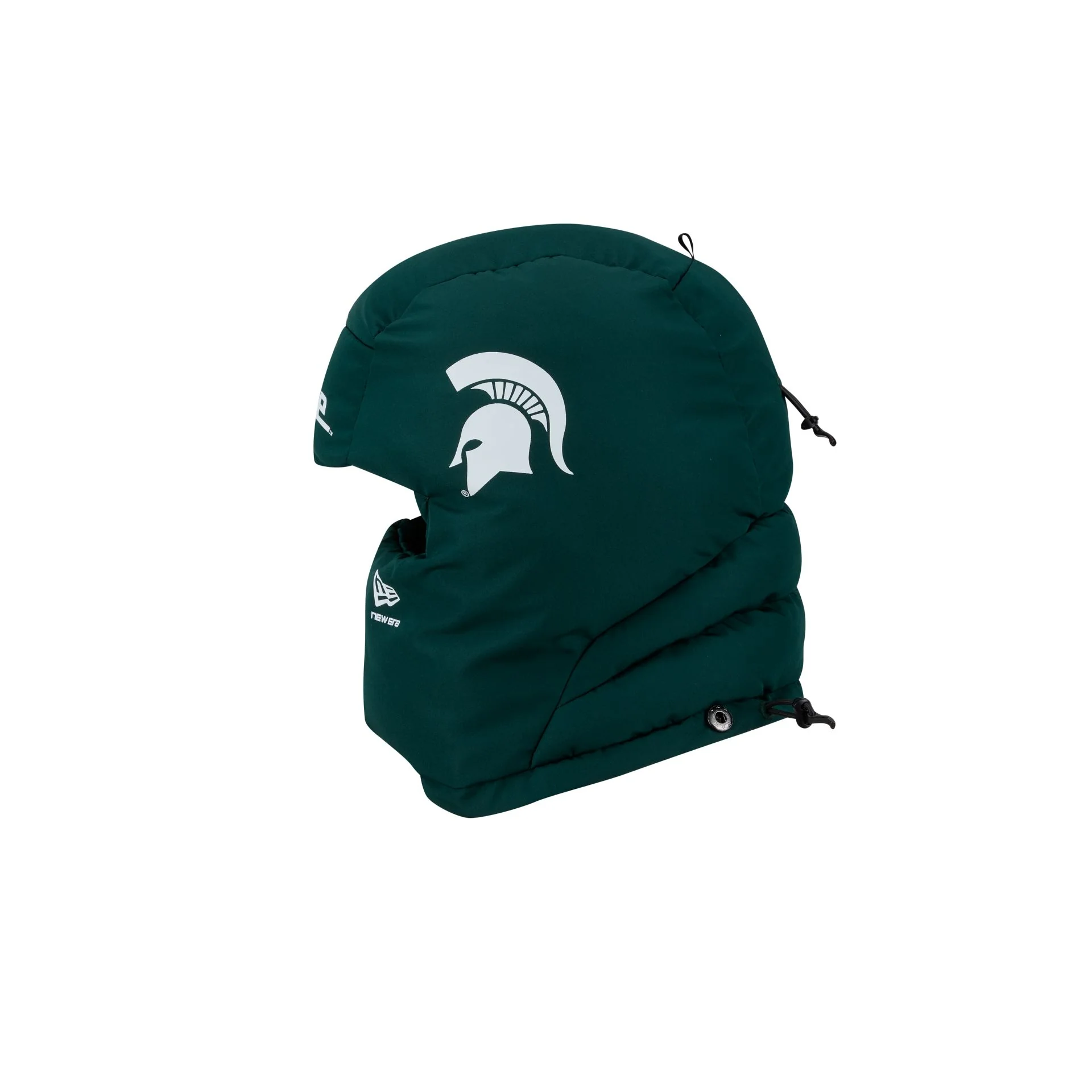 Michigan State Spartans Helmet Puffer Hood - Image 4