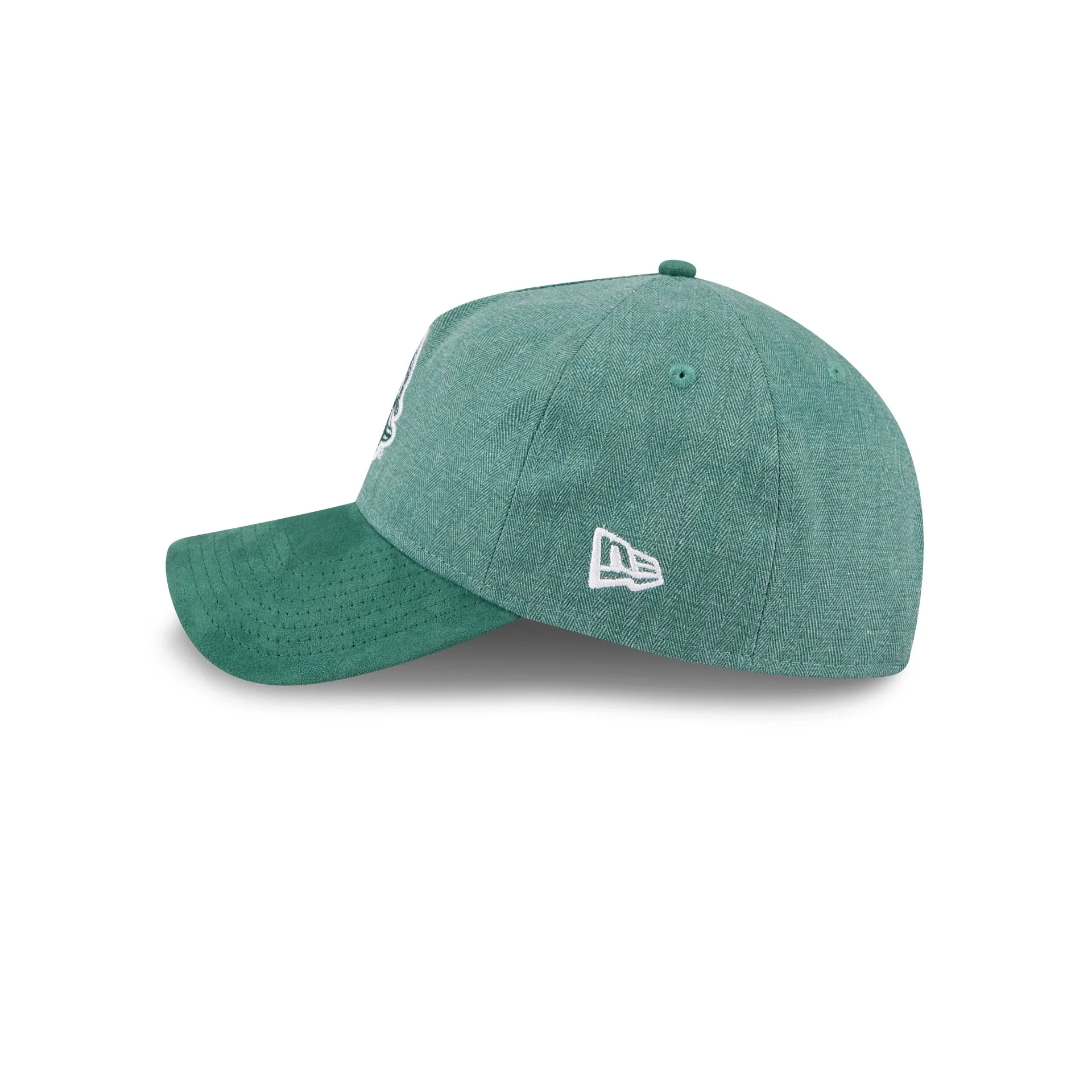 Michigan State Spartans Herringbone Team Colors 9TWENTY A-Frame Adjustable Hat - Image 4