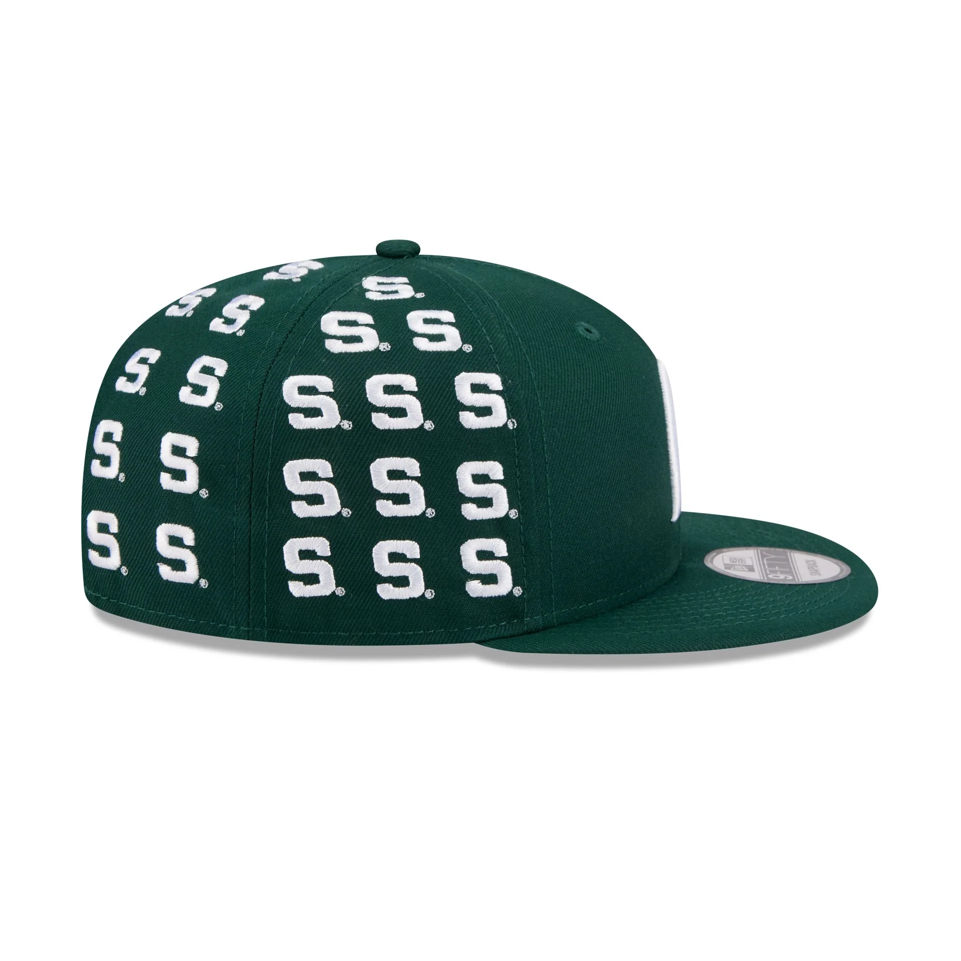 Michigan State Spartans Sticker Helmet 9FIFTY Snapback Hat - Image 5