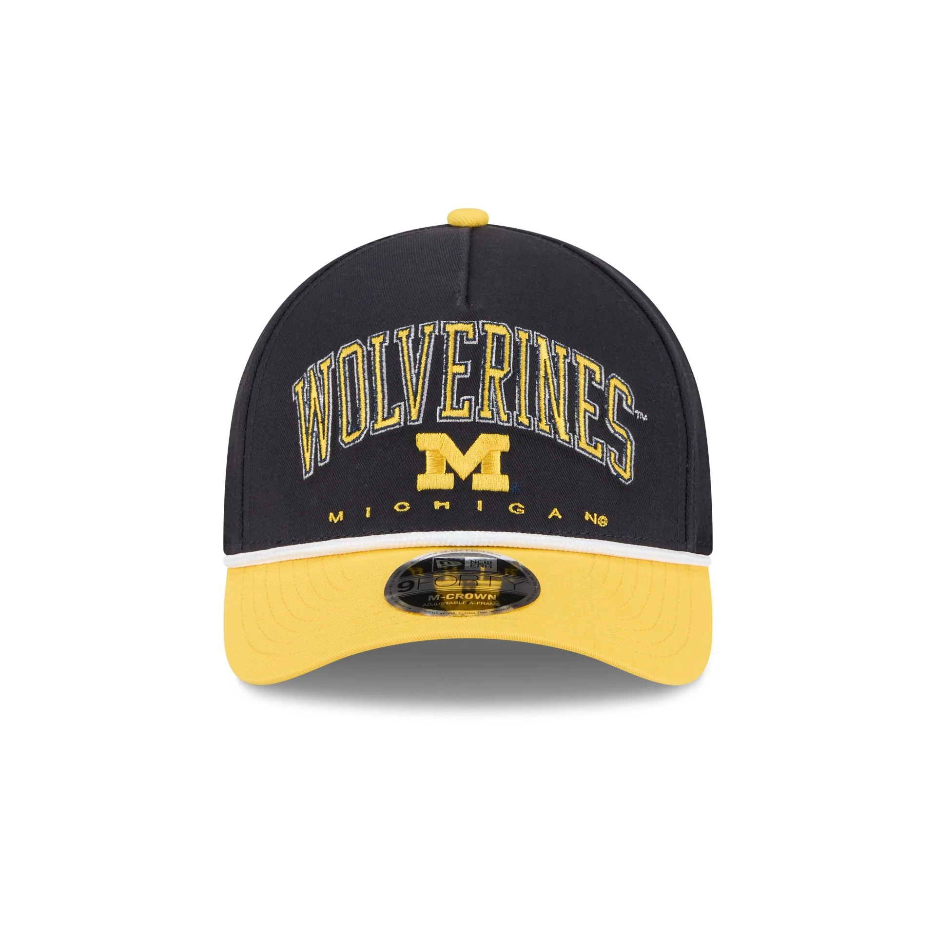 Michigan Wolverines Arch 9FORTY M-Crown A-Frame Snapback Hat - Image 2