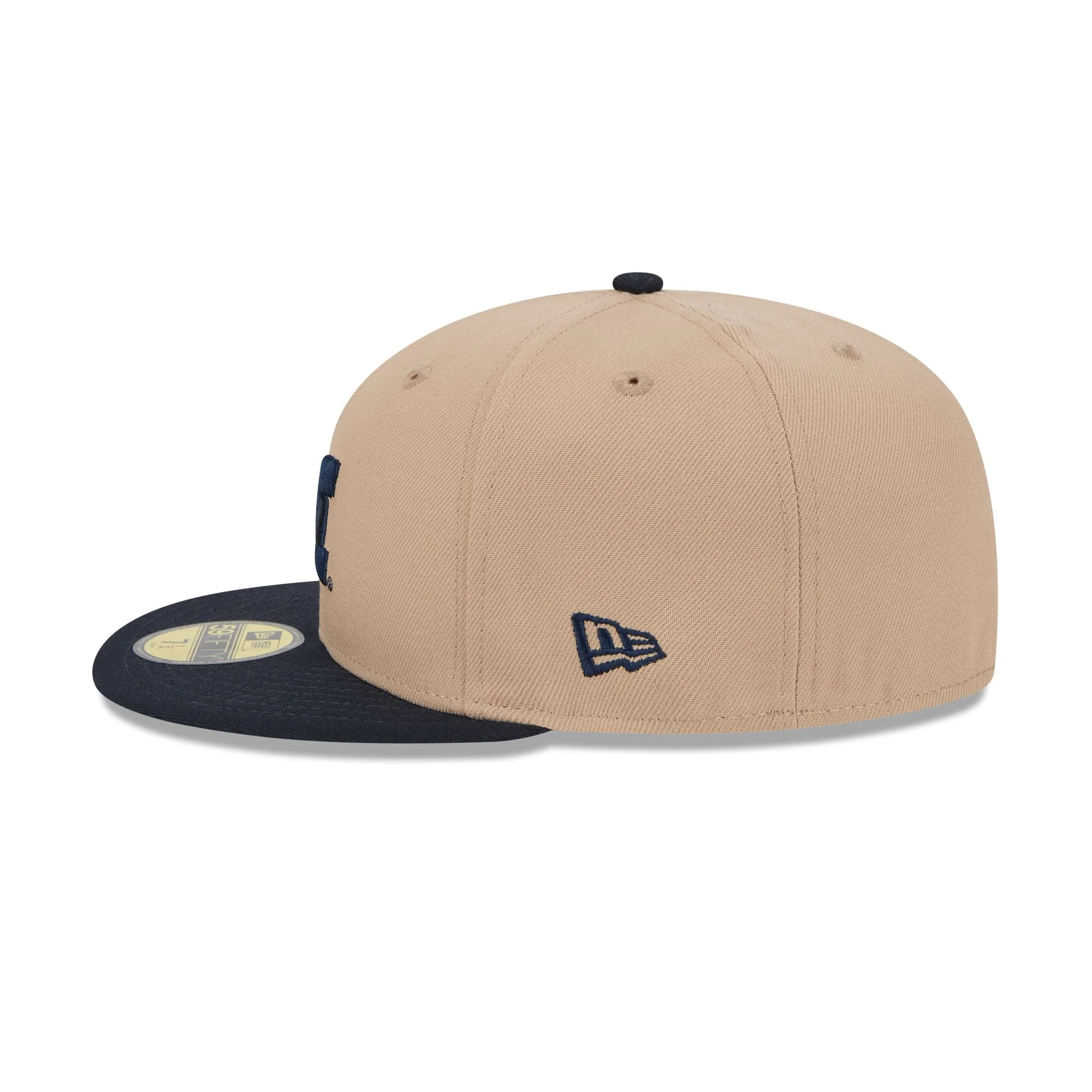 Michigan Wolverines Camel 59FIFTY Fitted Hat - Image 4