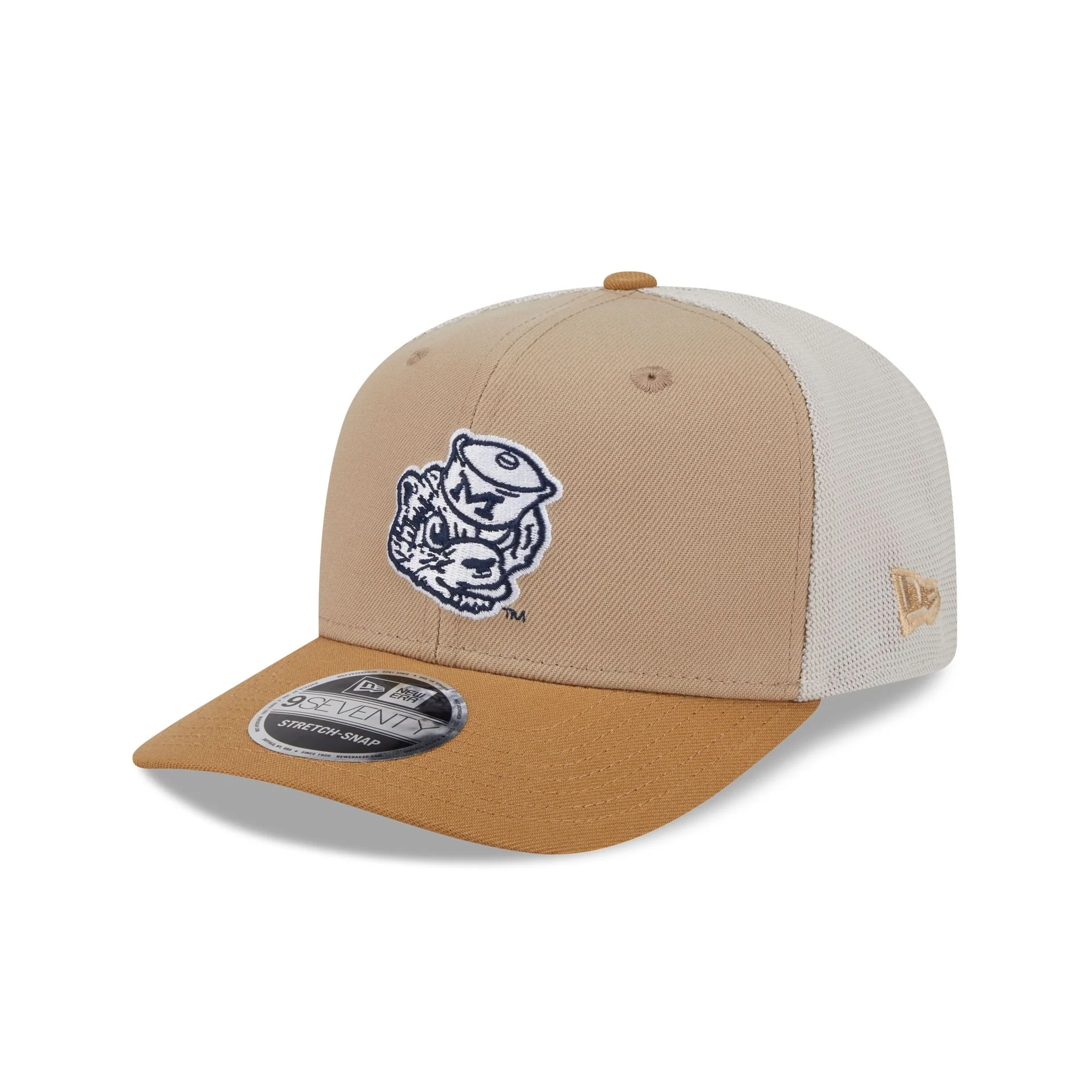 Michigan Wolverines College Vault Stone 9SEVENTY Trucker Hat
