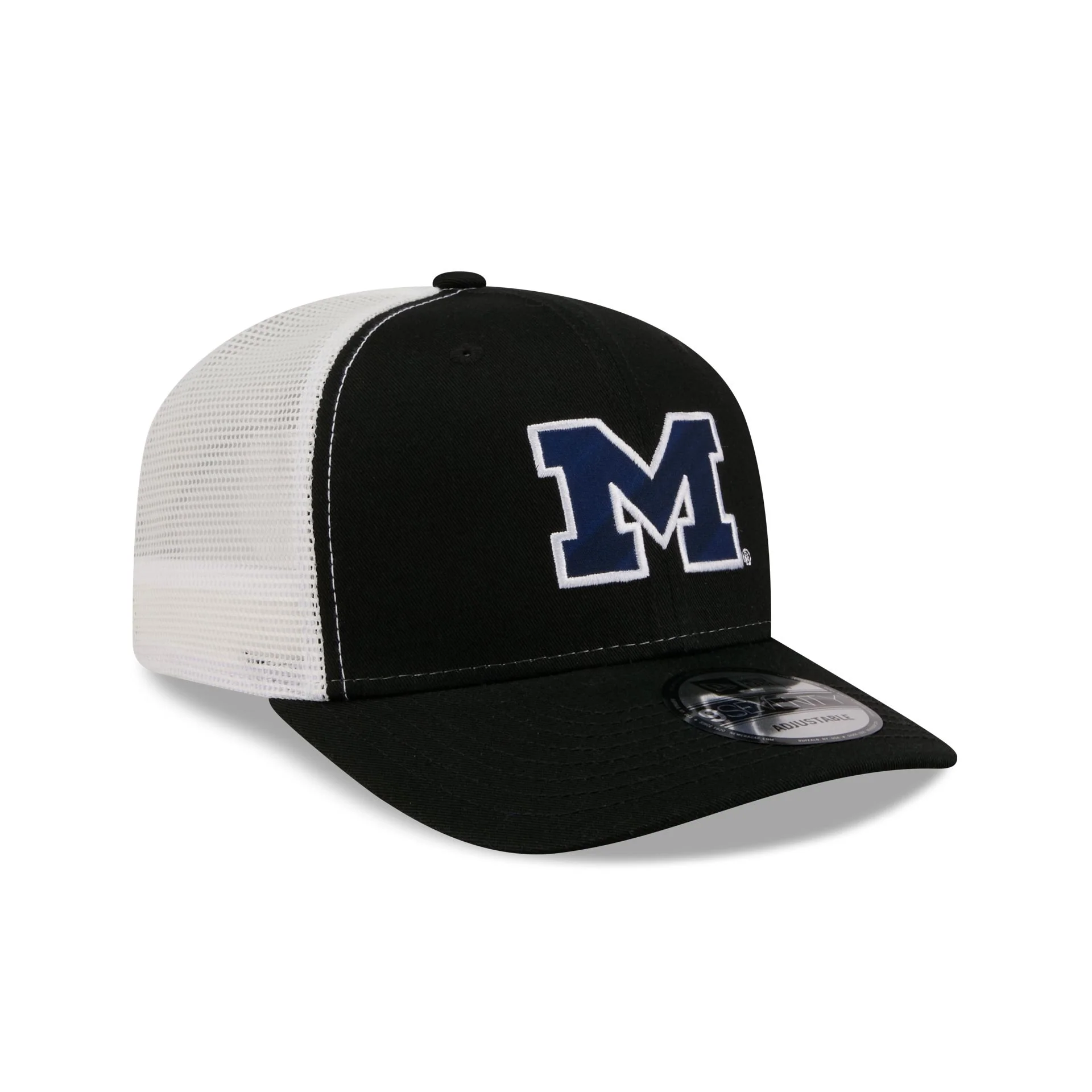 Michigan Wolverines Collegiate Black 9SEVENTY Trucker Hat - Image 3