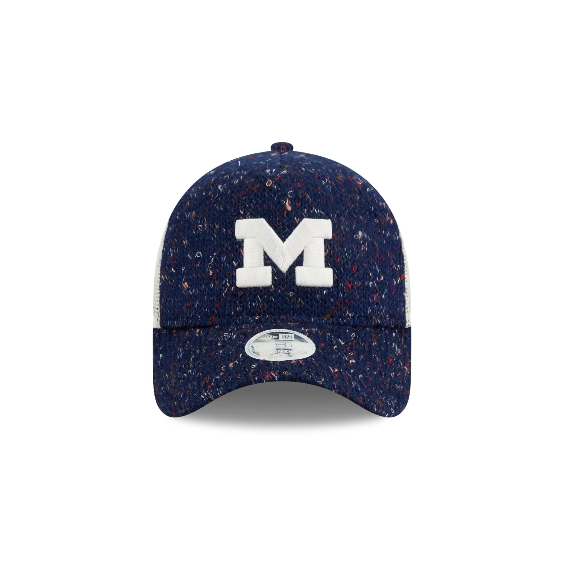 Michigan Wolverines Knit Women's 9FORTY A-Frame Trucker Hat - Image 2