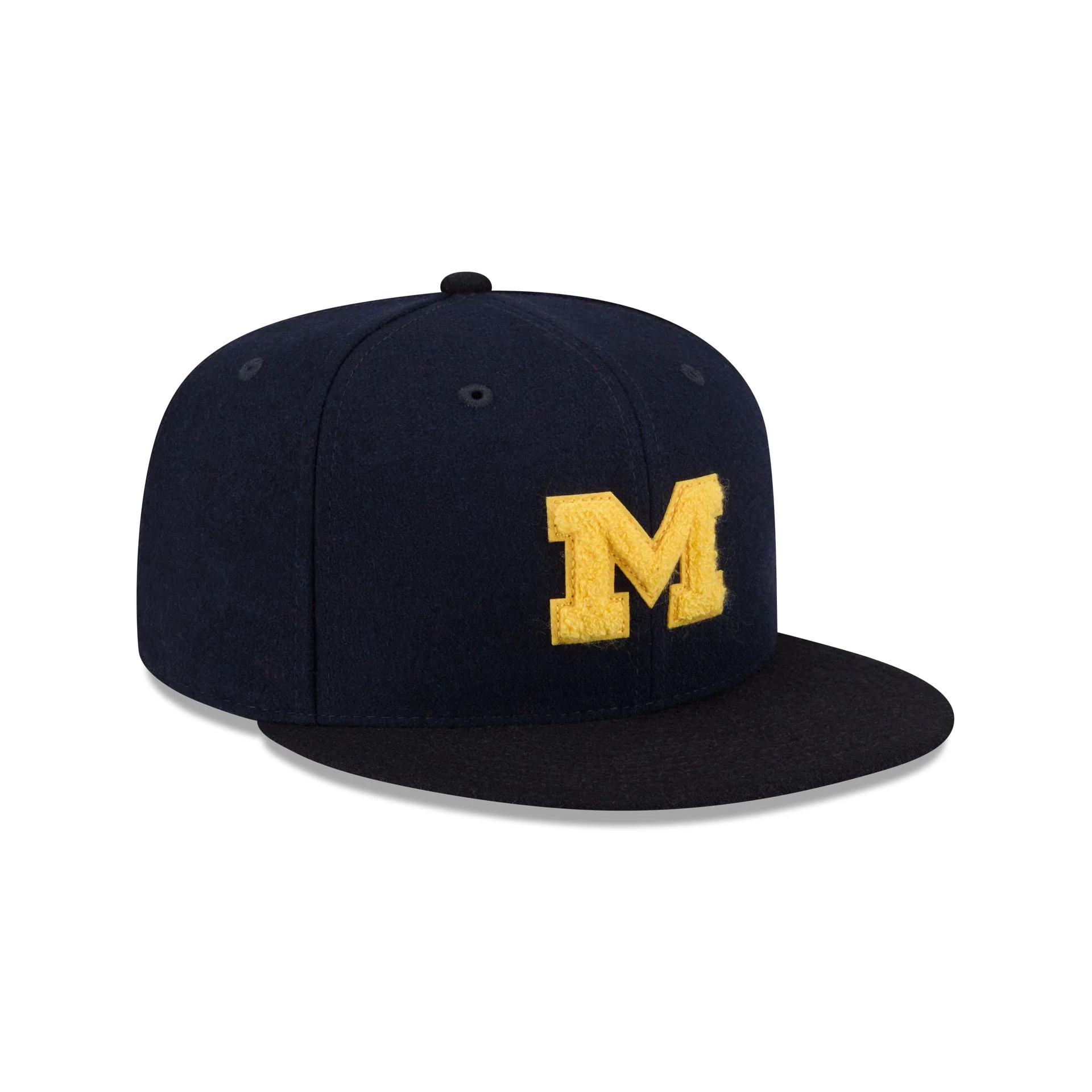Michigan Wolverines Melton Wool 59FIFTY Fitted Hat - Image 3