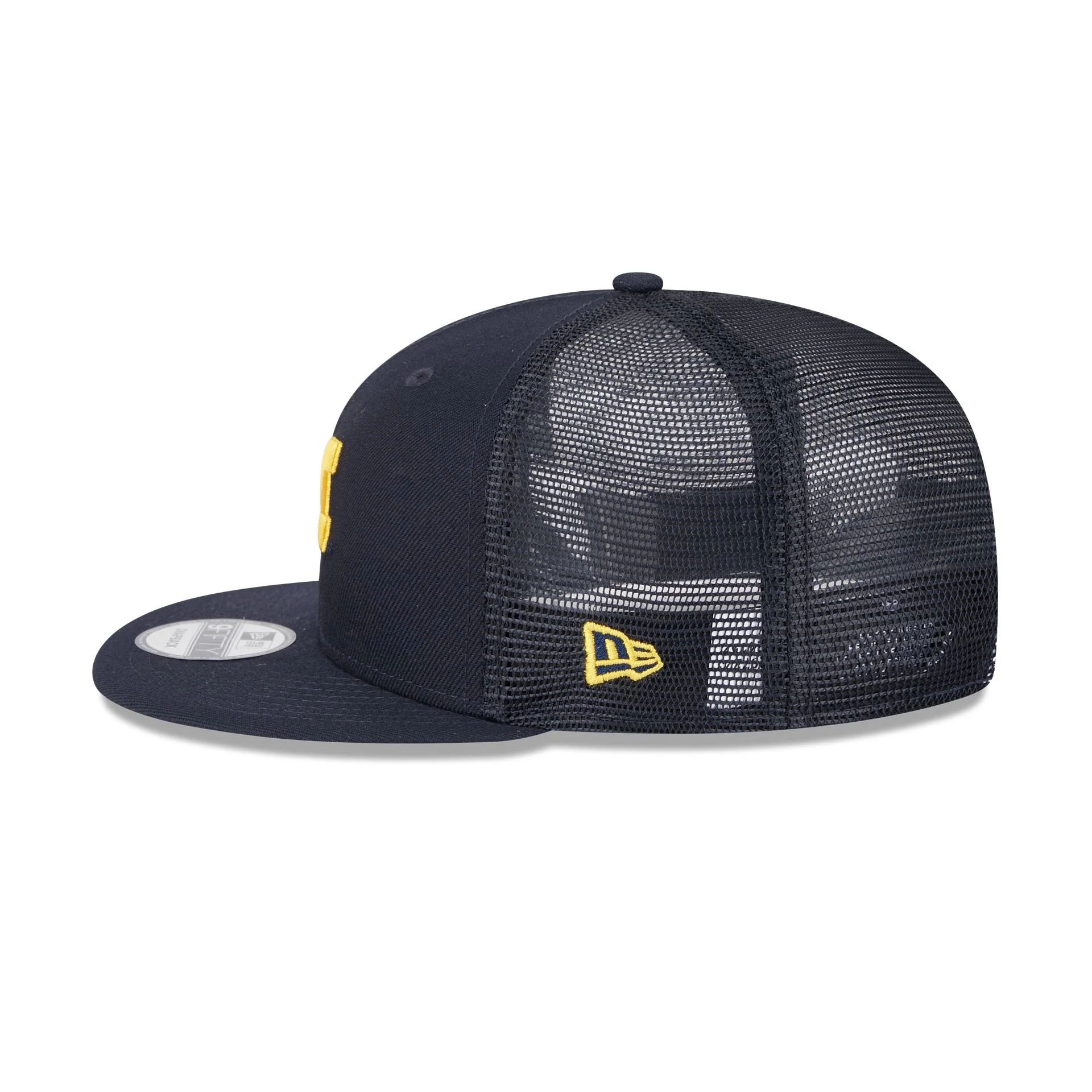 Michigan Wolverines Team Tag 9FIFTY Trucker Hat - Image 4