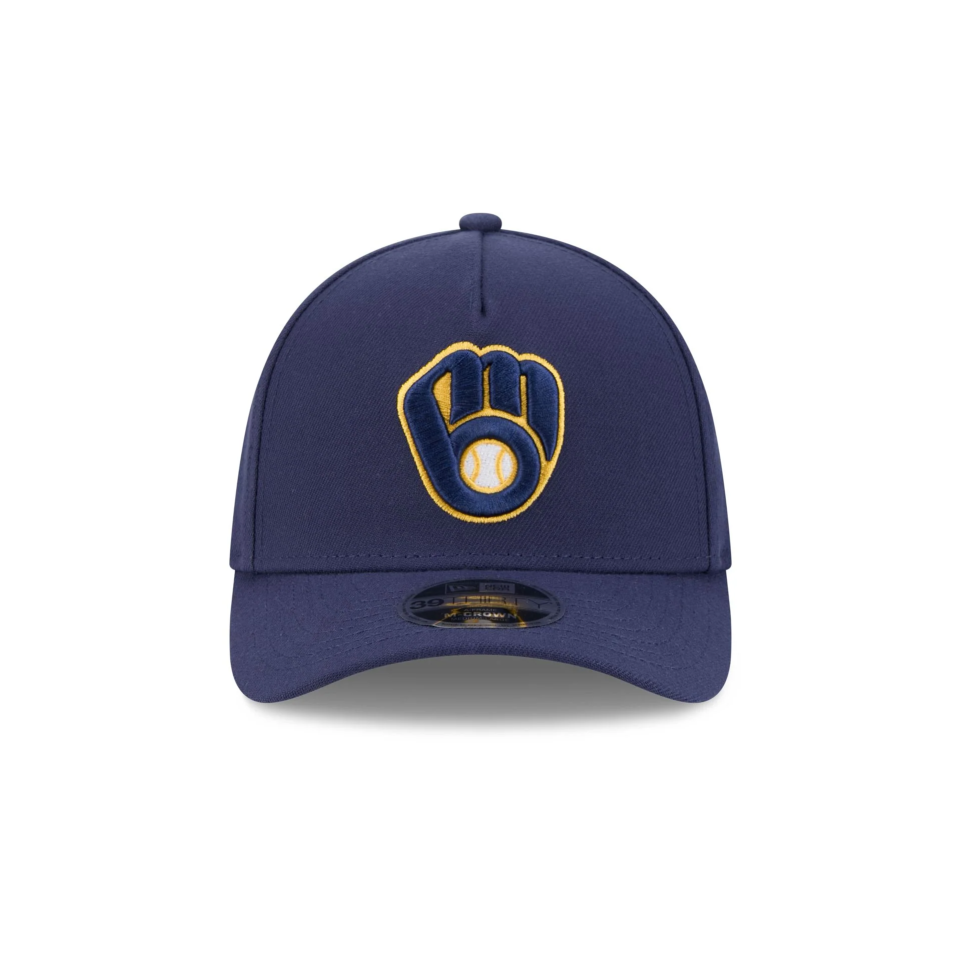 Milwaukee Brewers 39THIRTY M-Crown A-Frame Stretch Fit Hat - Image 2