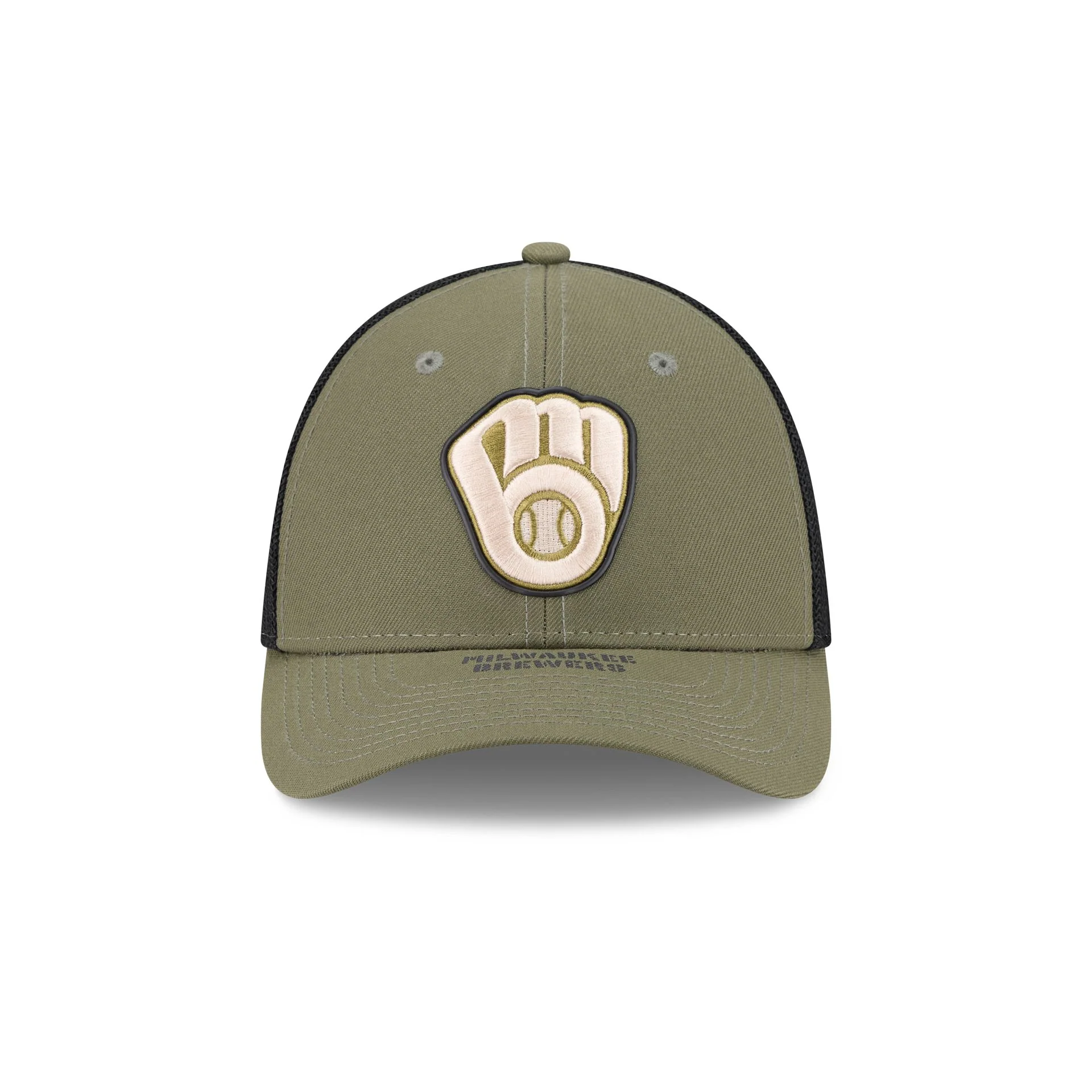 Milwaukee Brewers Armed Forces Day 2026 39THIRTY M-Crown Stretch Fit Hat - Image 2