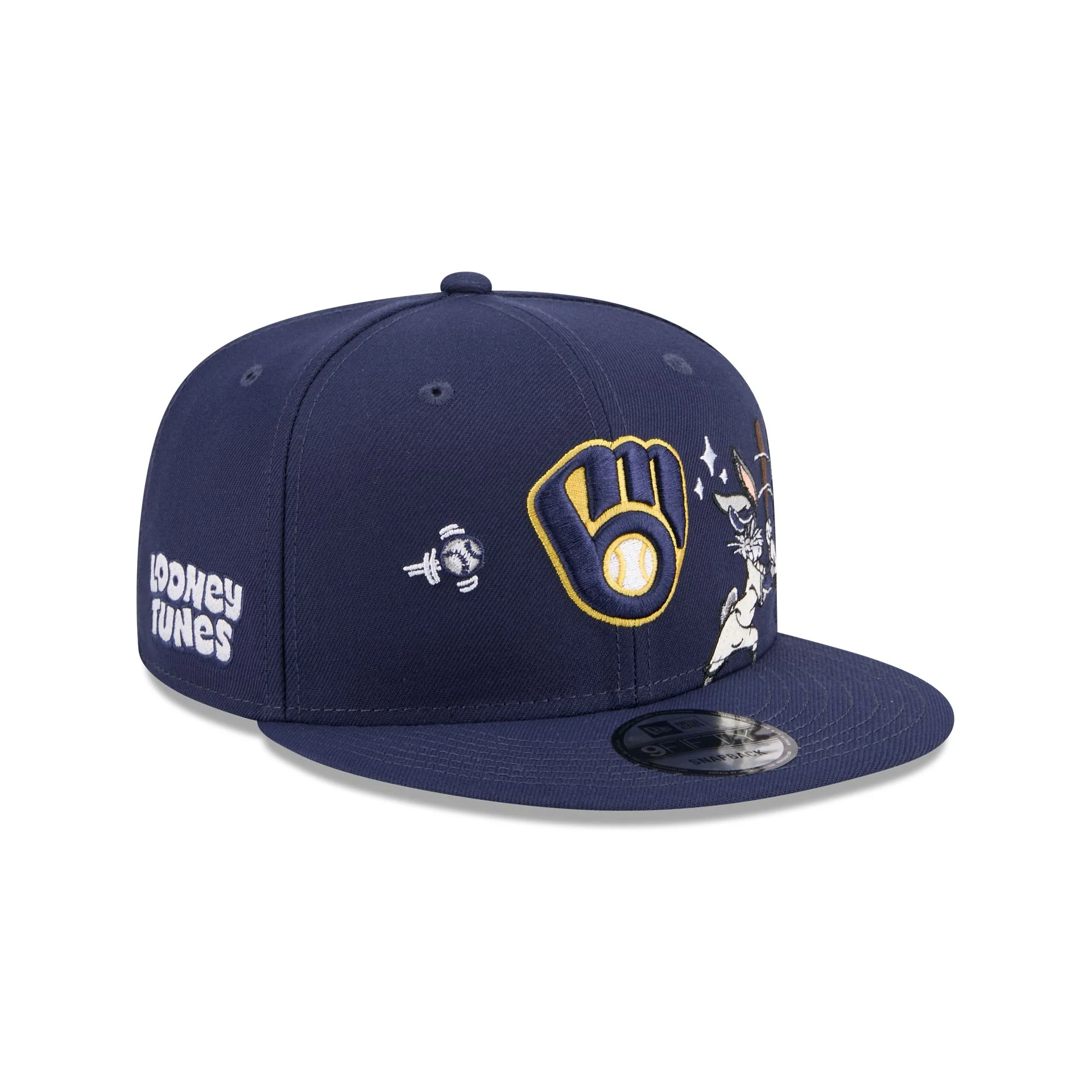 Milwaukee Brewers Bugs Bunny Swing 9FIFTY Snapback Hat - Image 3