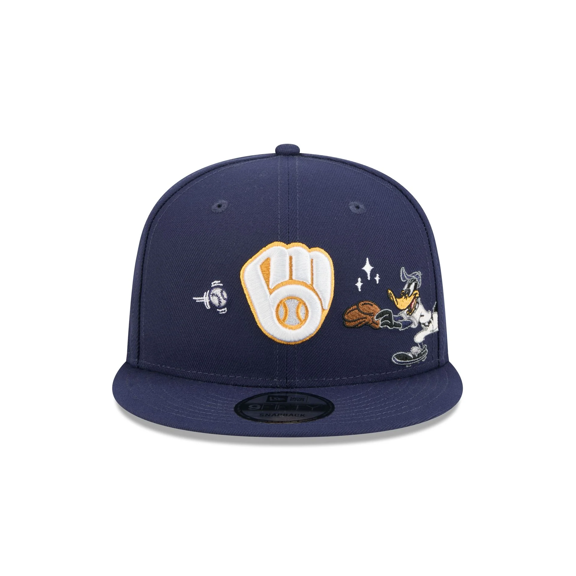 Milwaukee Brewers Daffy Duck Catch 9FIFTY Snapback Hat - Image 2