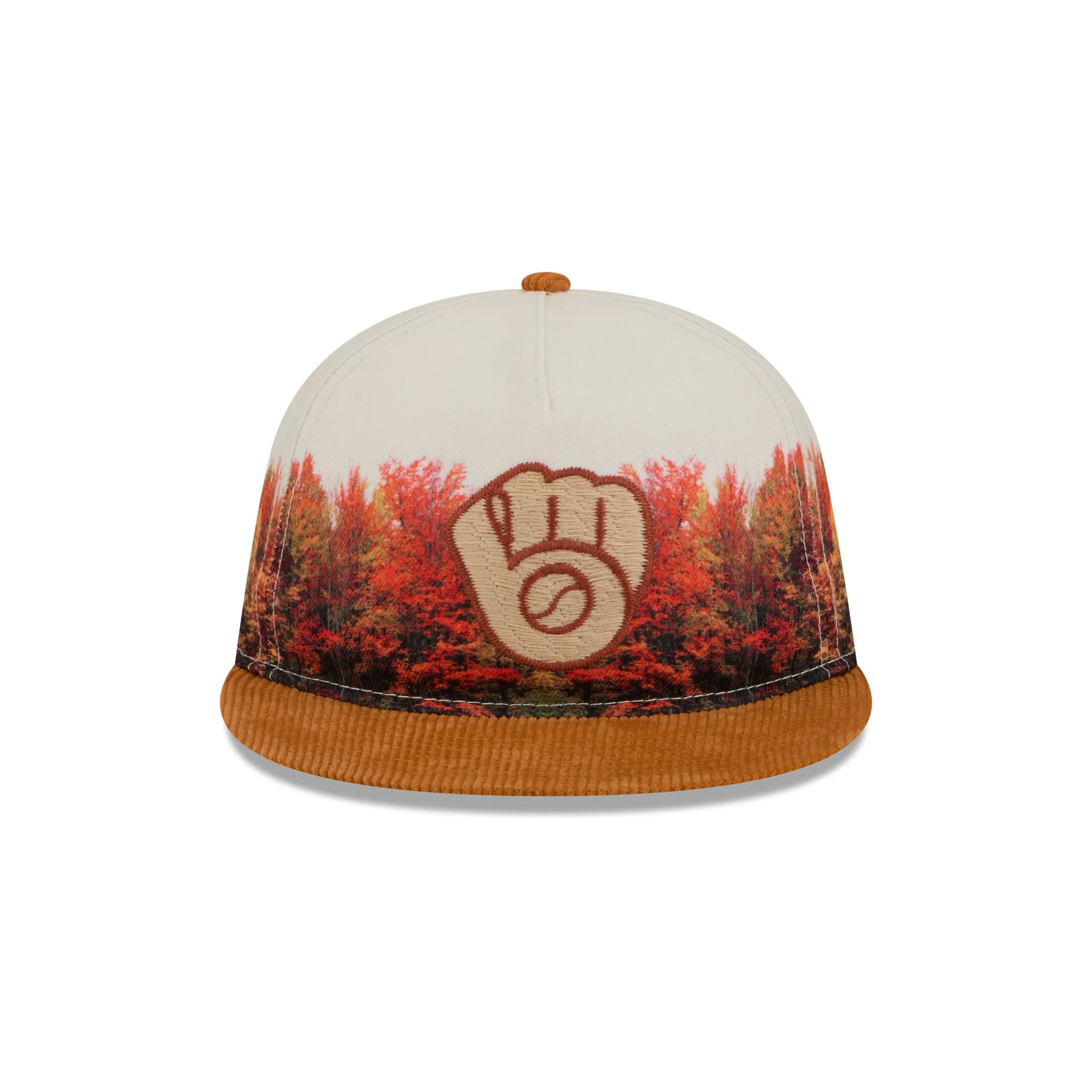 Milwaukee Brewers Fall Forest Retro Crown 9FIFTY Adjustable Hat - Image 2