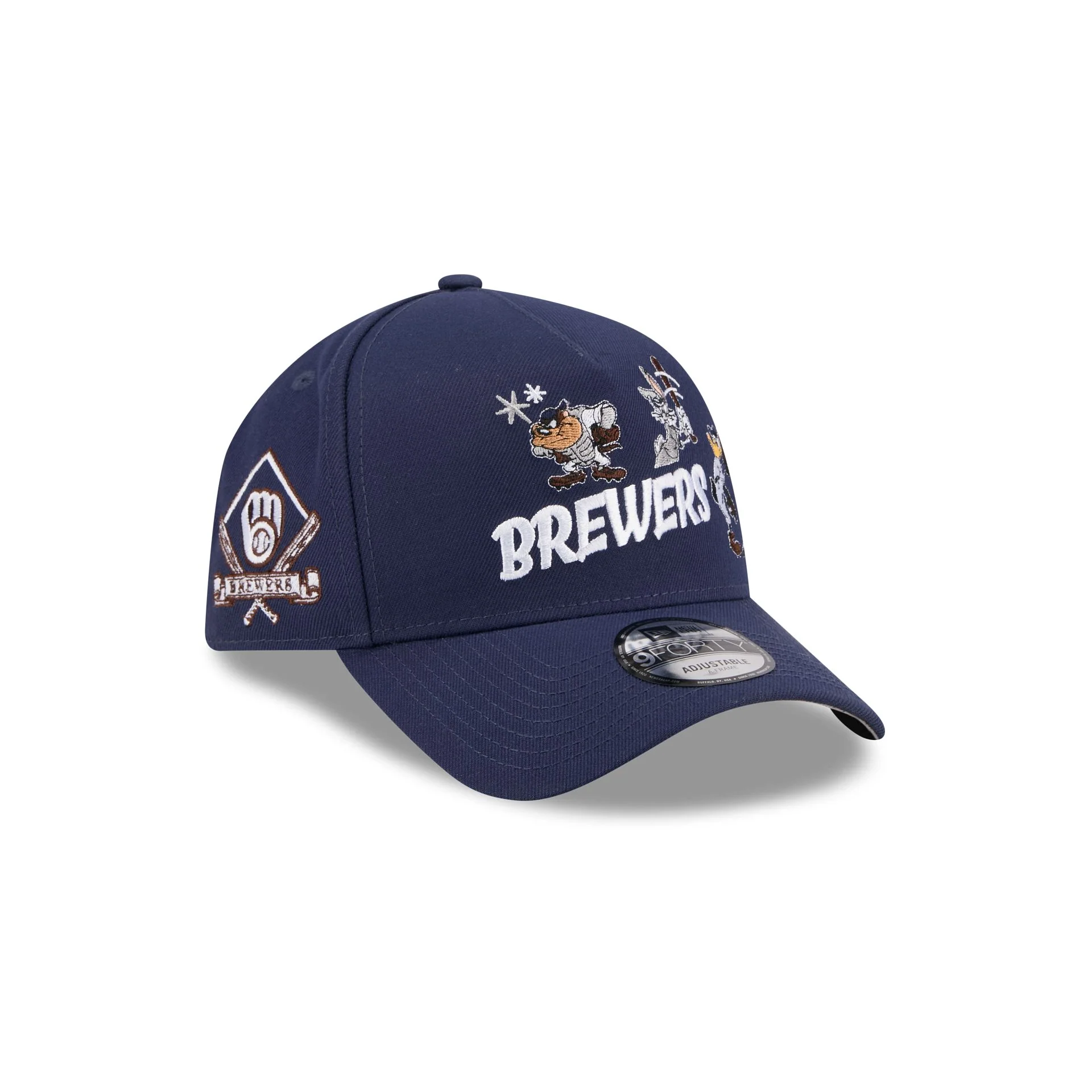 Milwaukee Brewers Looney Tunes 9FORTY A-Frame Snapback Hat - Image 3