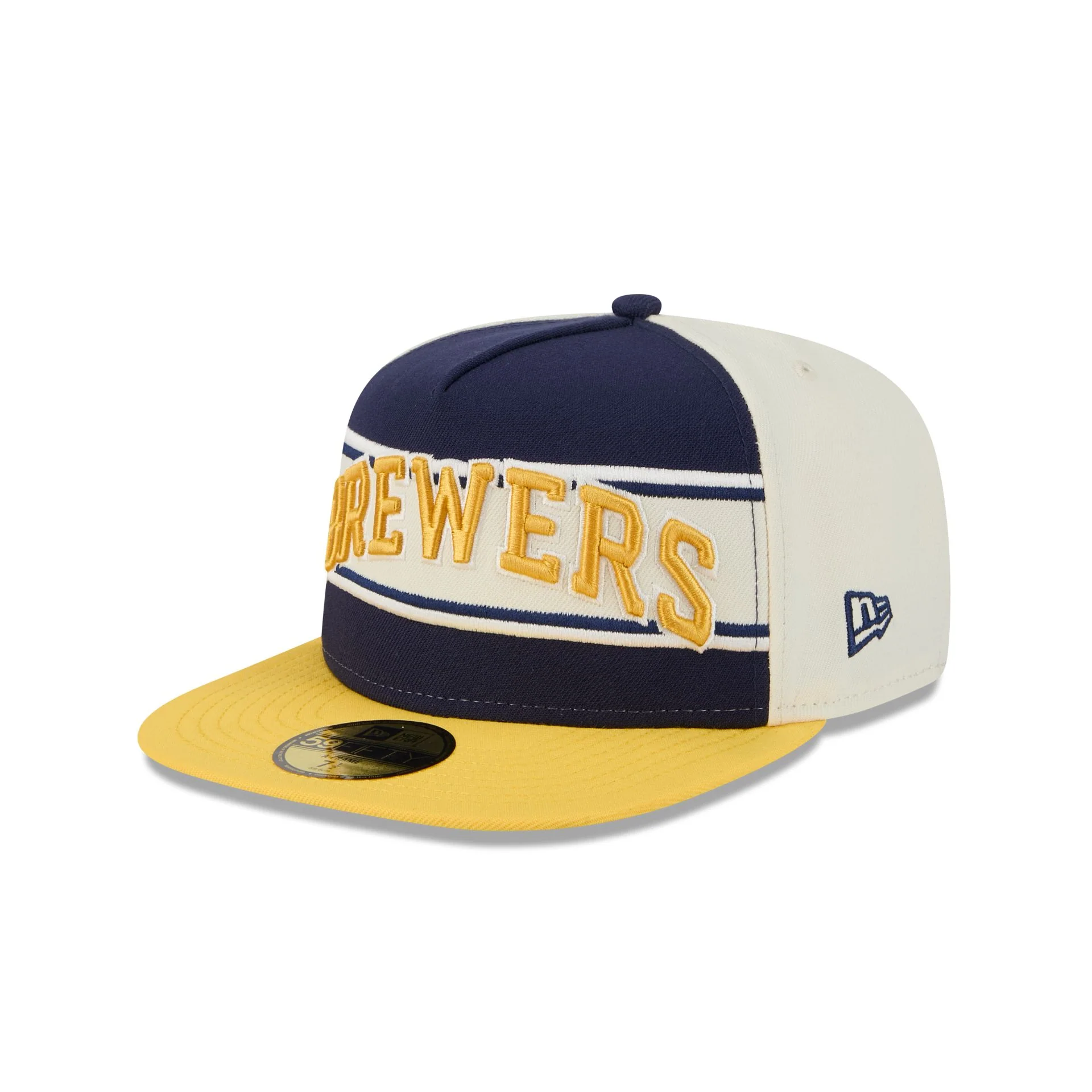 Milwaukee Brewers Summer Derby 59FIFTY A-Frame Fitted Hat - Image 3